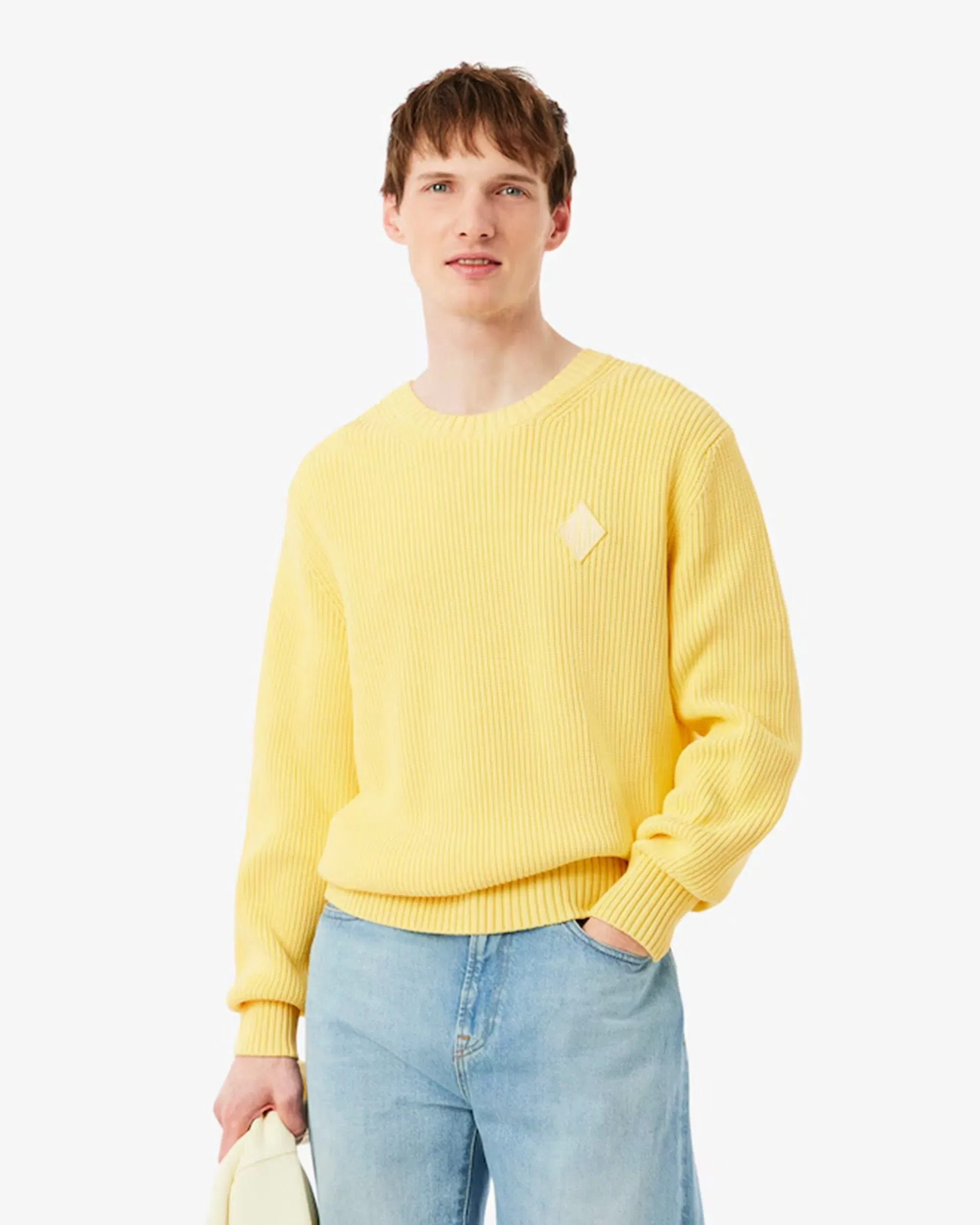Lacoste Jersey con logo Relaxed Lacoste Retro para hombre