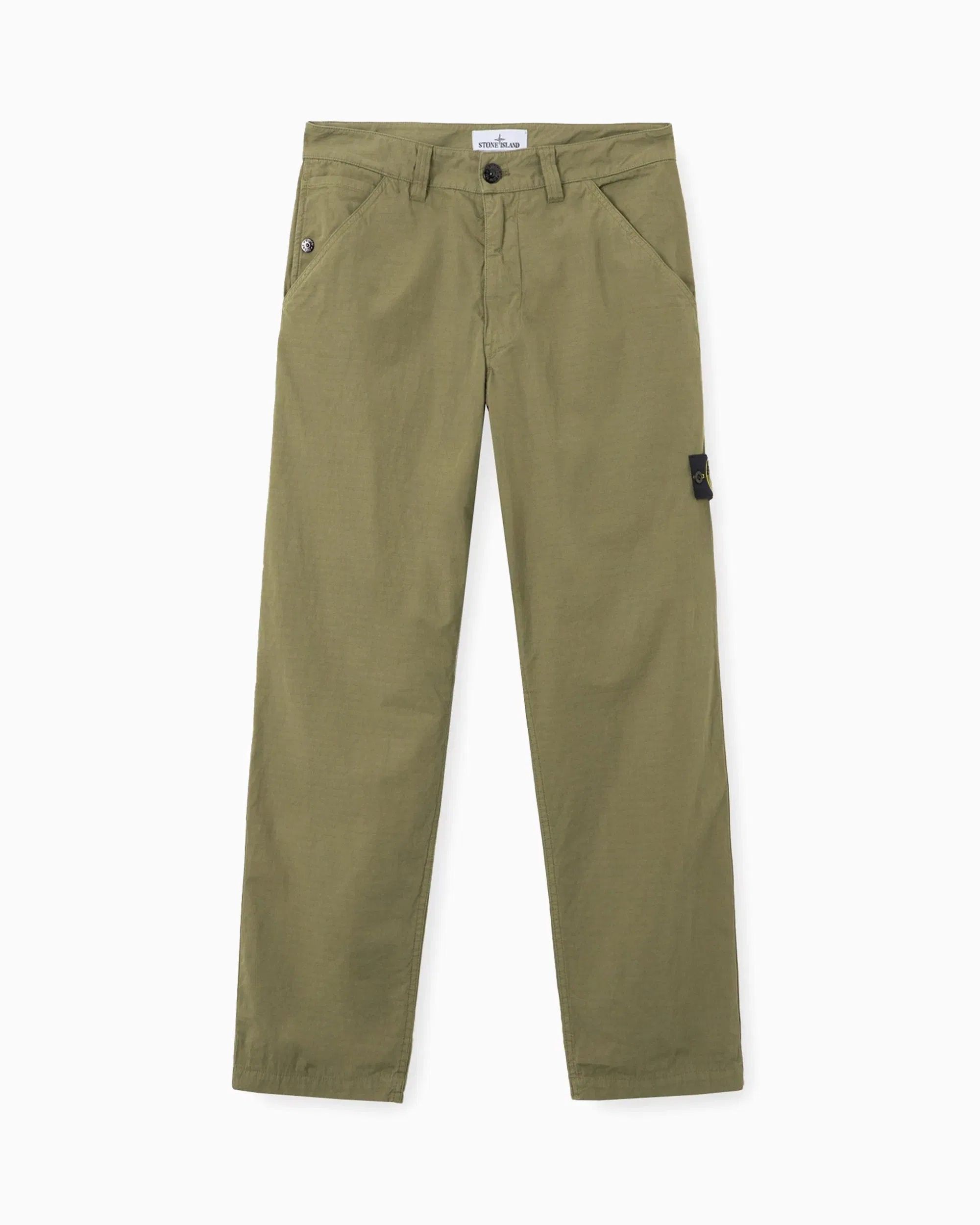 Stone Island Pantalones chinos Relaxed Stone Island Mercerised Cotton Ripstop para hombre
