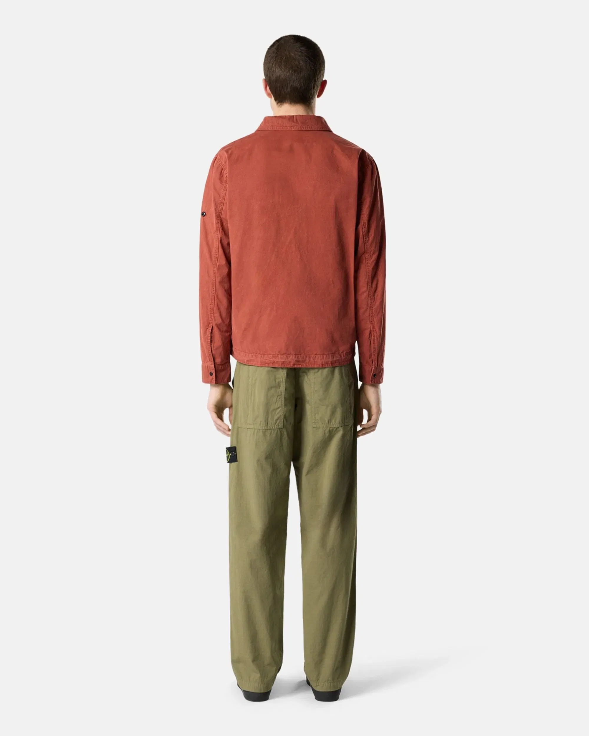 Stone Island Pantalones chinos Relaxed Stone Island Mercerised Cotton Ripstop para hombre