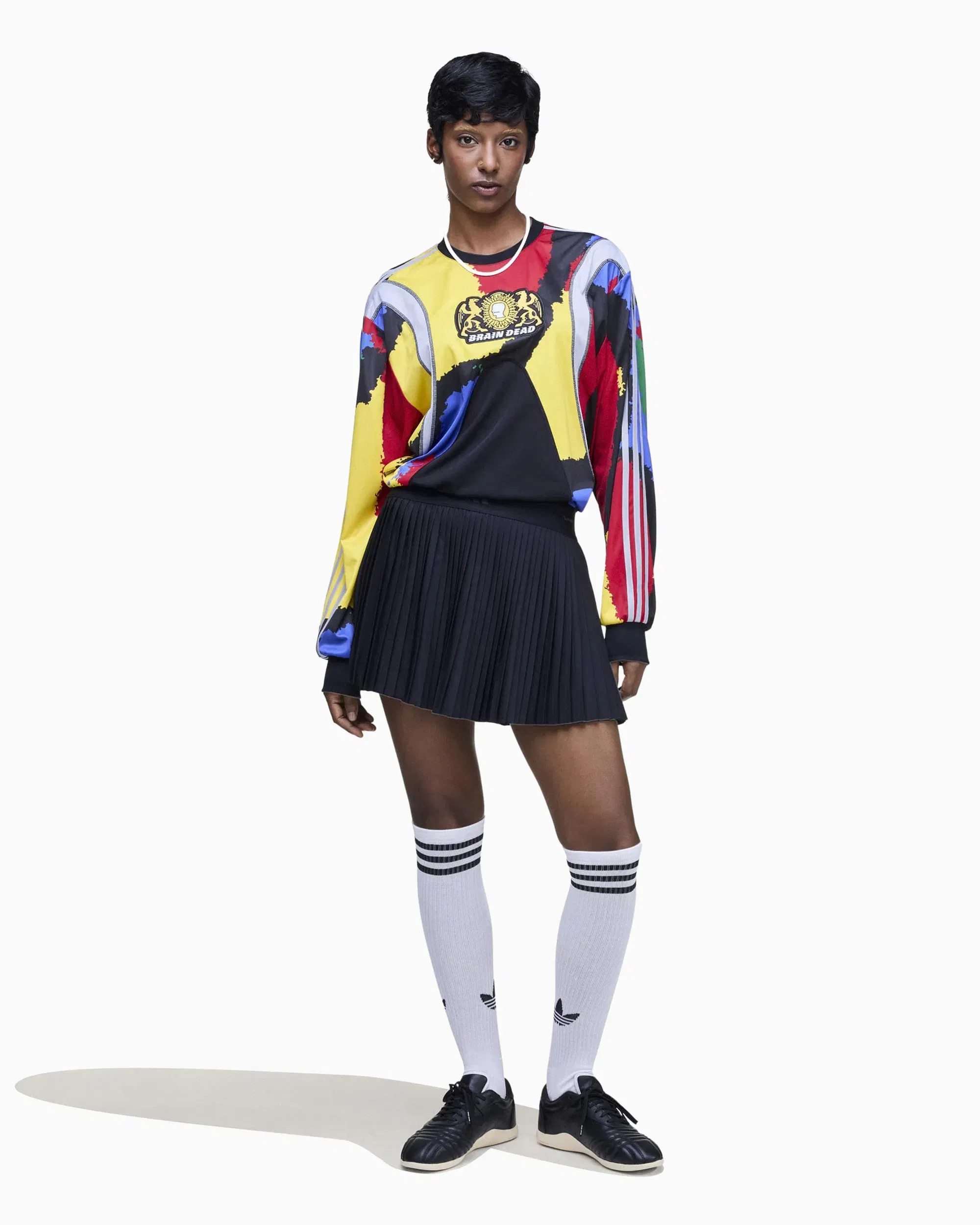 adidas Jersey T-Shirt con gráfico Relaxed de manga larga adidas Originals x Brain Dead Unisex