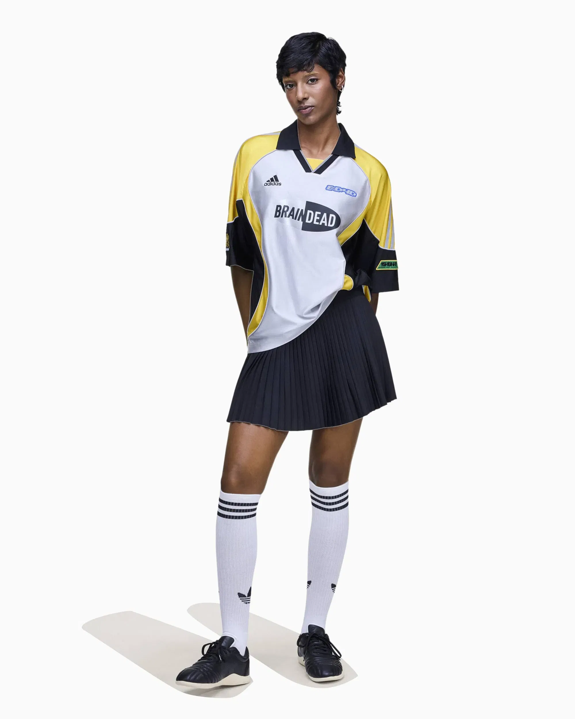 adidas Jersey T-Shirt Oversize adidas Originals x Brain Dead para hombre