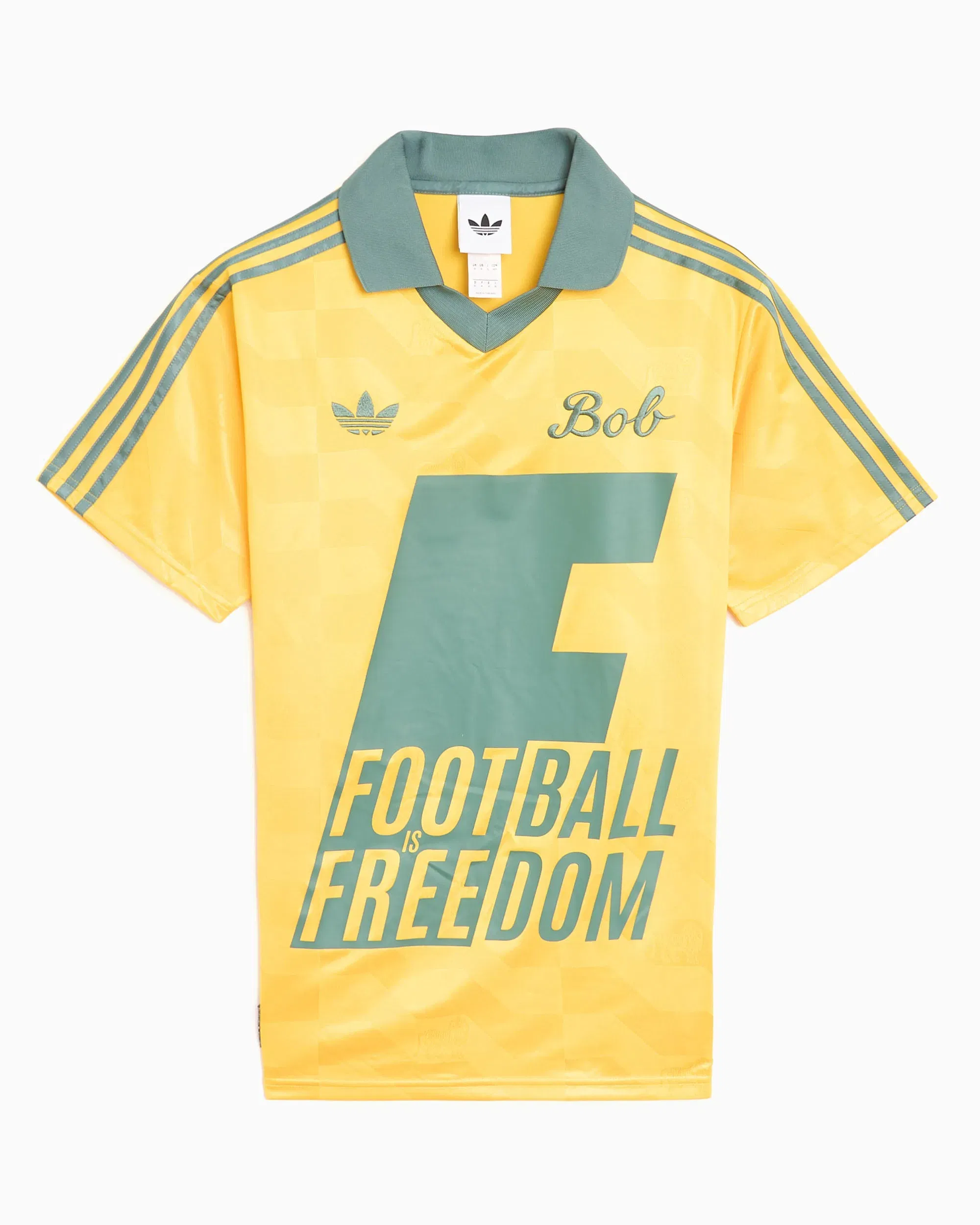 adidas Jersey T-Shirt con gráfico adidas Originals x Bob Marley Jacquard para hombre