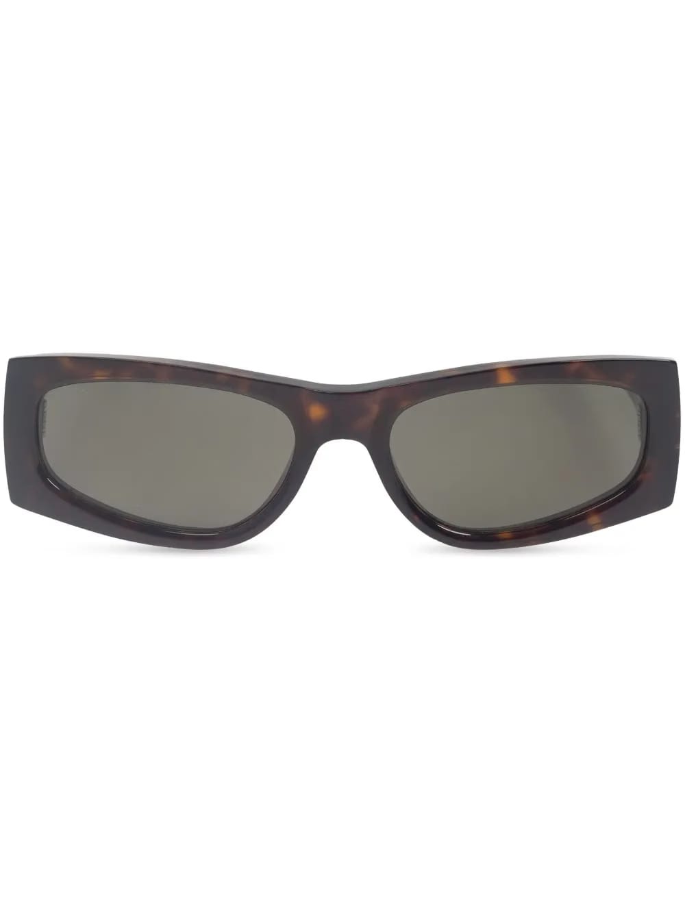 rectangle-framed tortoiseshell sunglasses