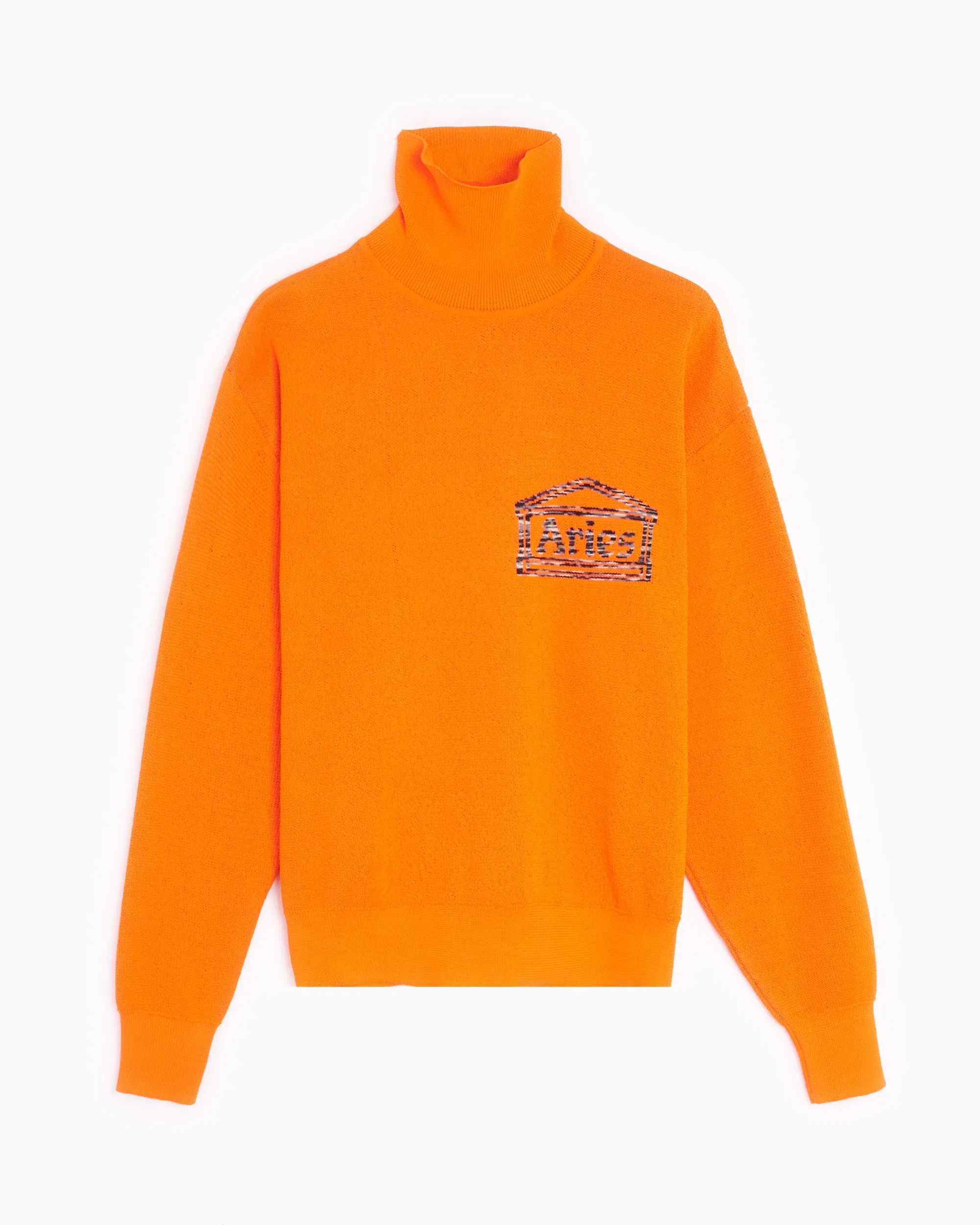 Aries Jersey Aries Temple Fluro Men's Turtleneck Knit Sweater para hombre