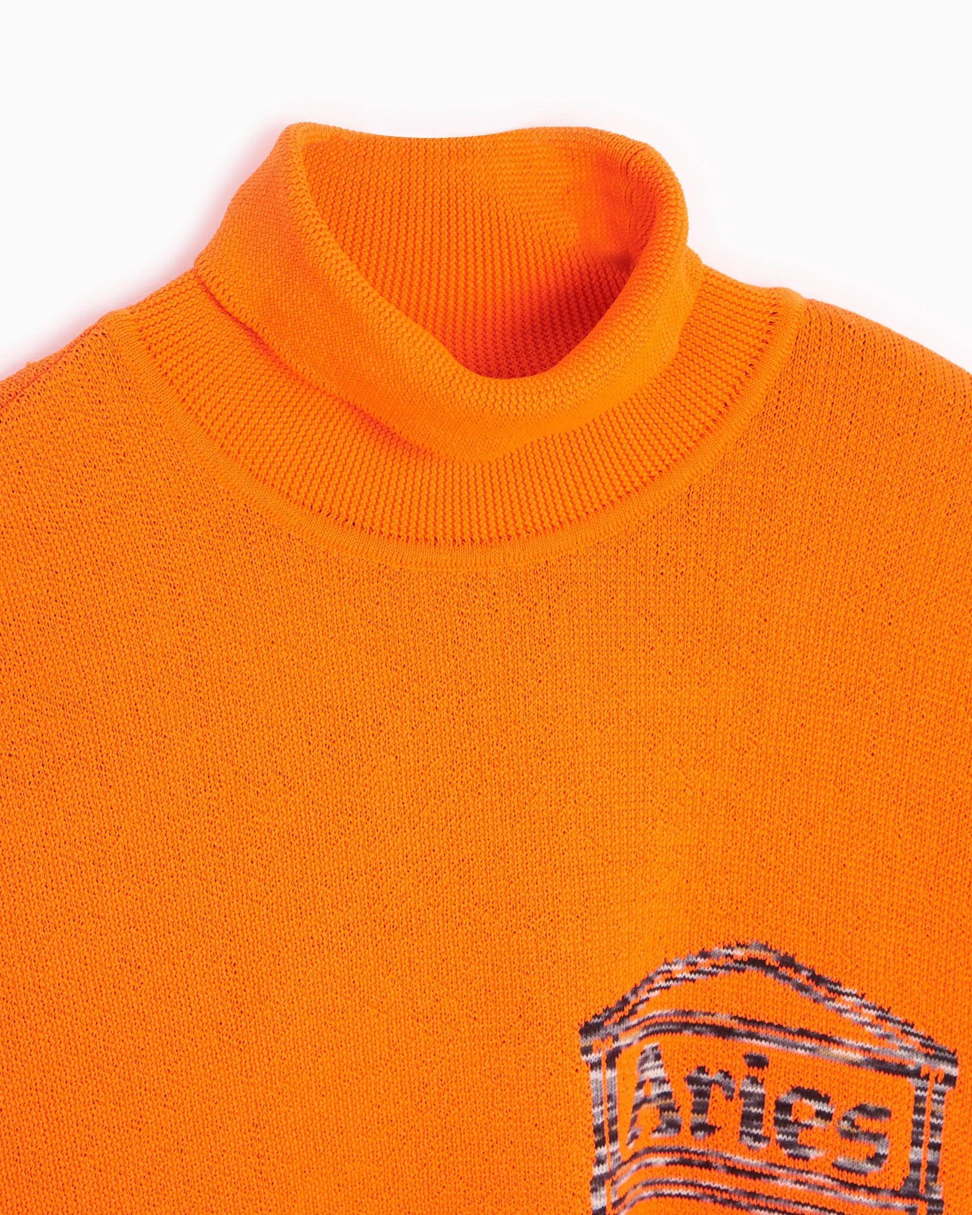 Aries Jersey Aries Temple Fluro Men's Turtleneck Knit Sweater para hombre
