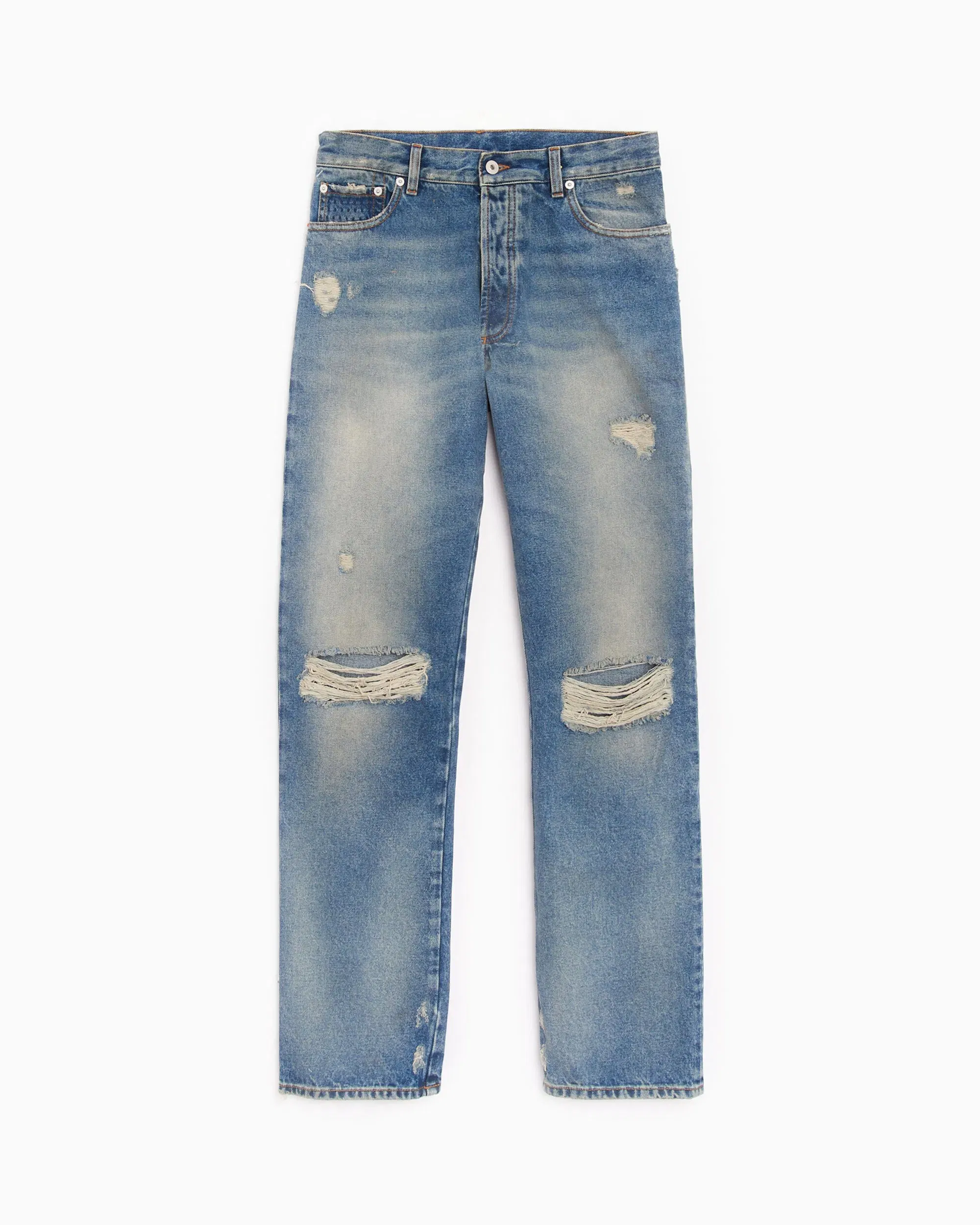 Heron Preston Pantalones vaqueros Heron Preston Distressed Regular Men's Pants para hombre