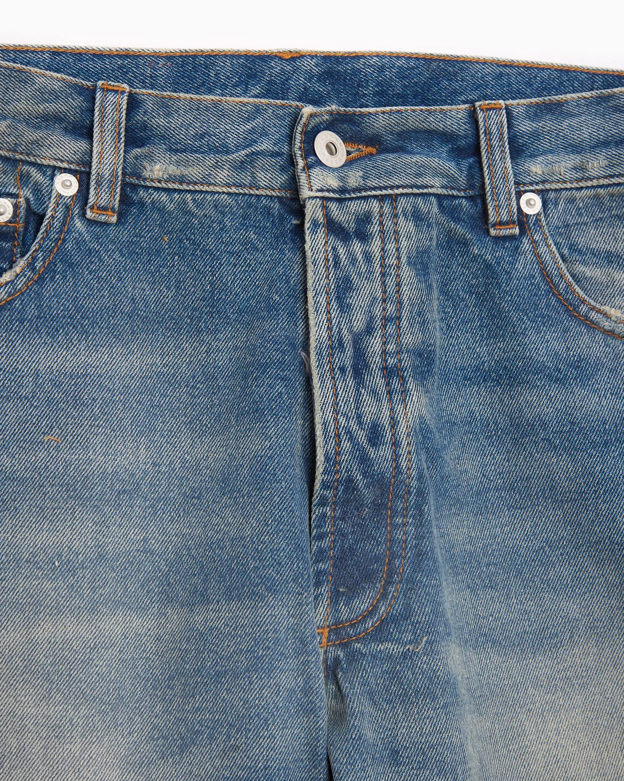 Heron Preston Pantalones vaqueros Heron Preston Distressed Regular Men's Pants para hombre