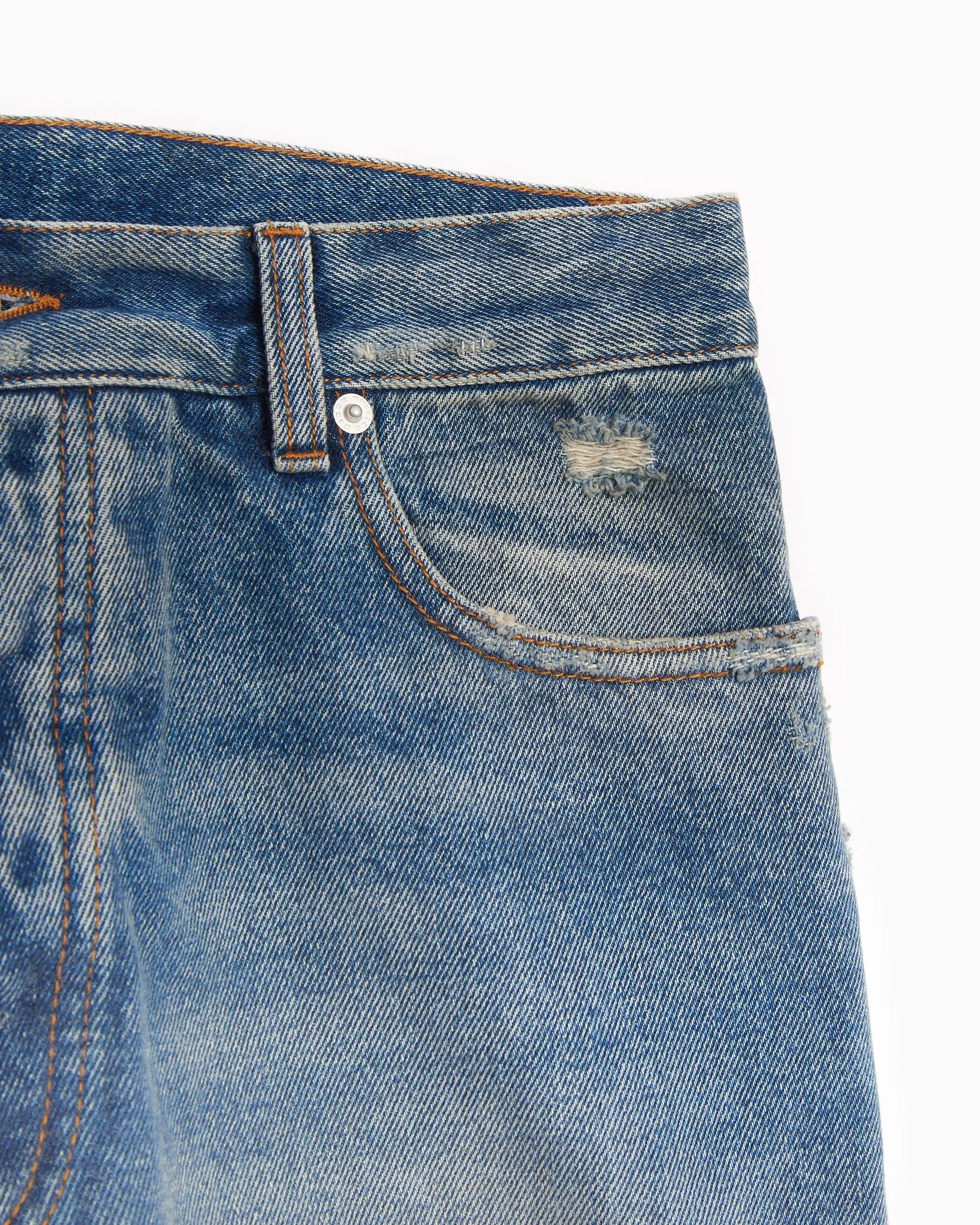 Heron Preston Pantalones vaqueros Heron Preston Distressed Regular Men's Pants para hombre