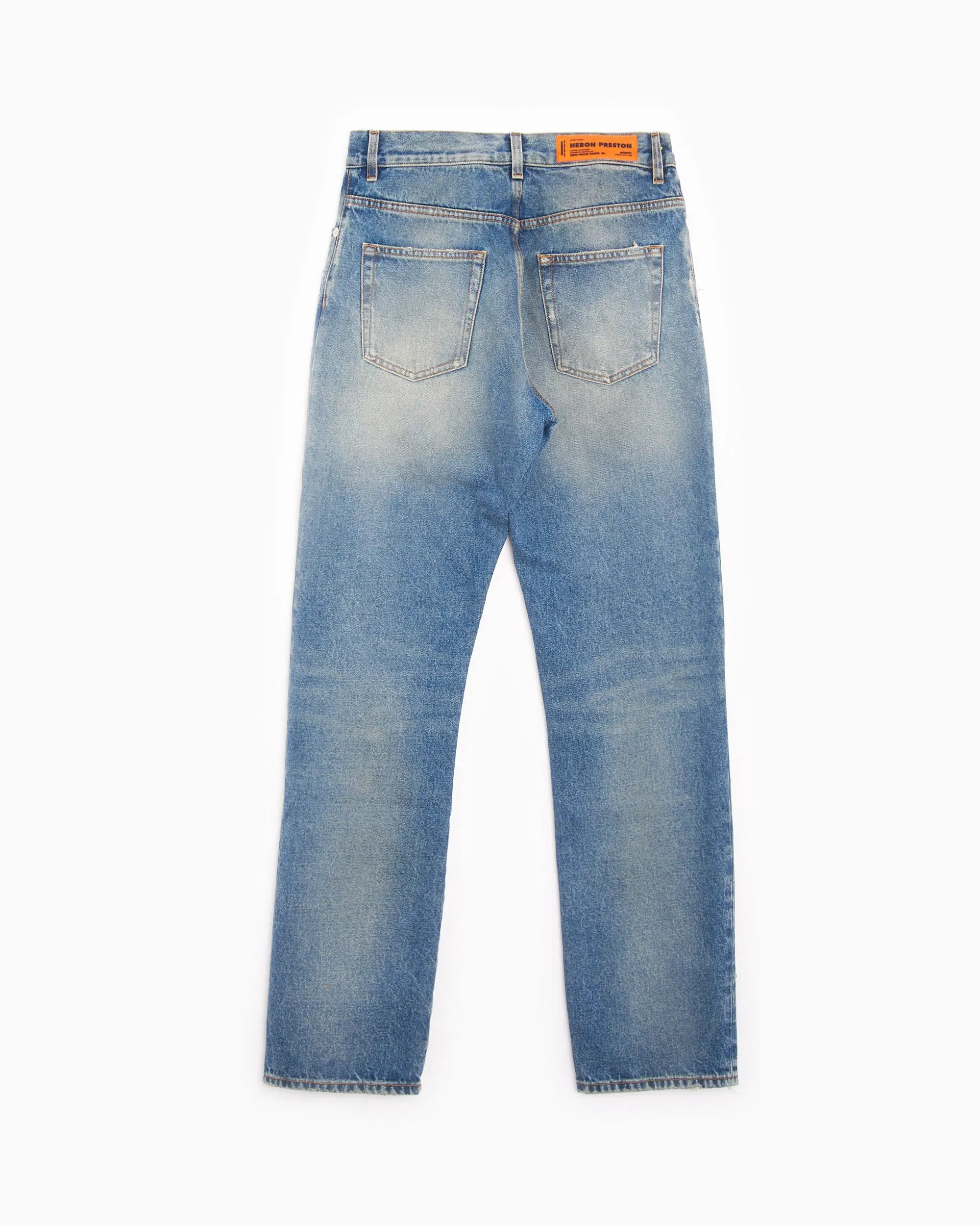 Heron Preston Pantalones vaqueros Heron Preston Distressed Regular Men's Pants para hombre
