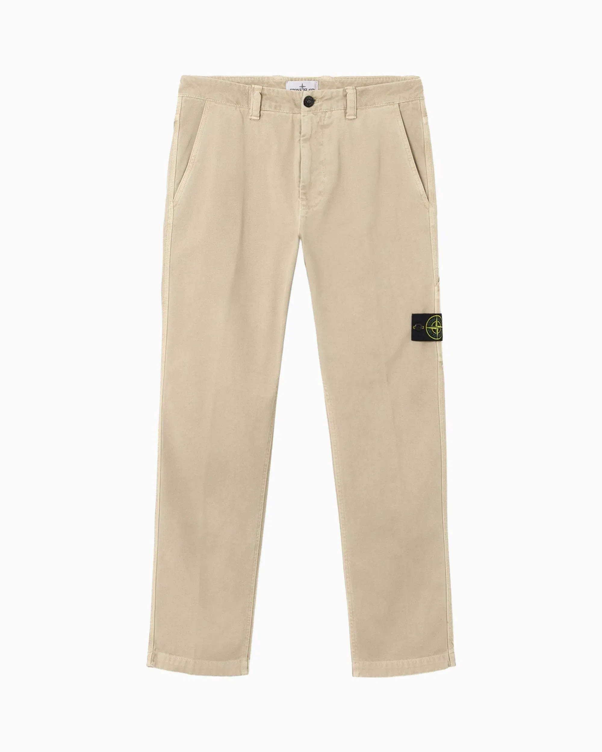 Stone Island Pantalones chinos Stone Island Panama Cotton "Old" Effect para hombre