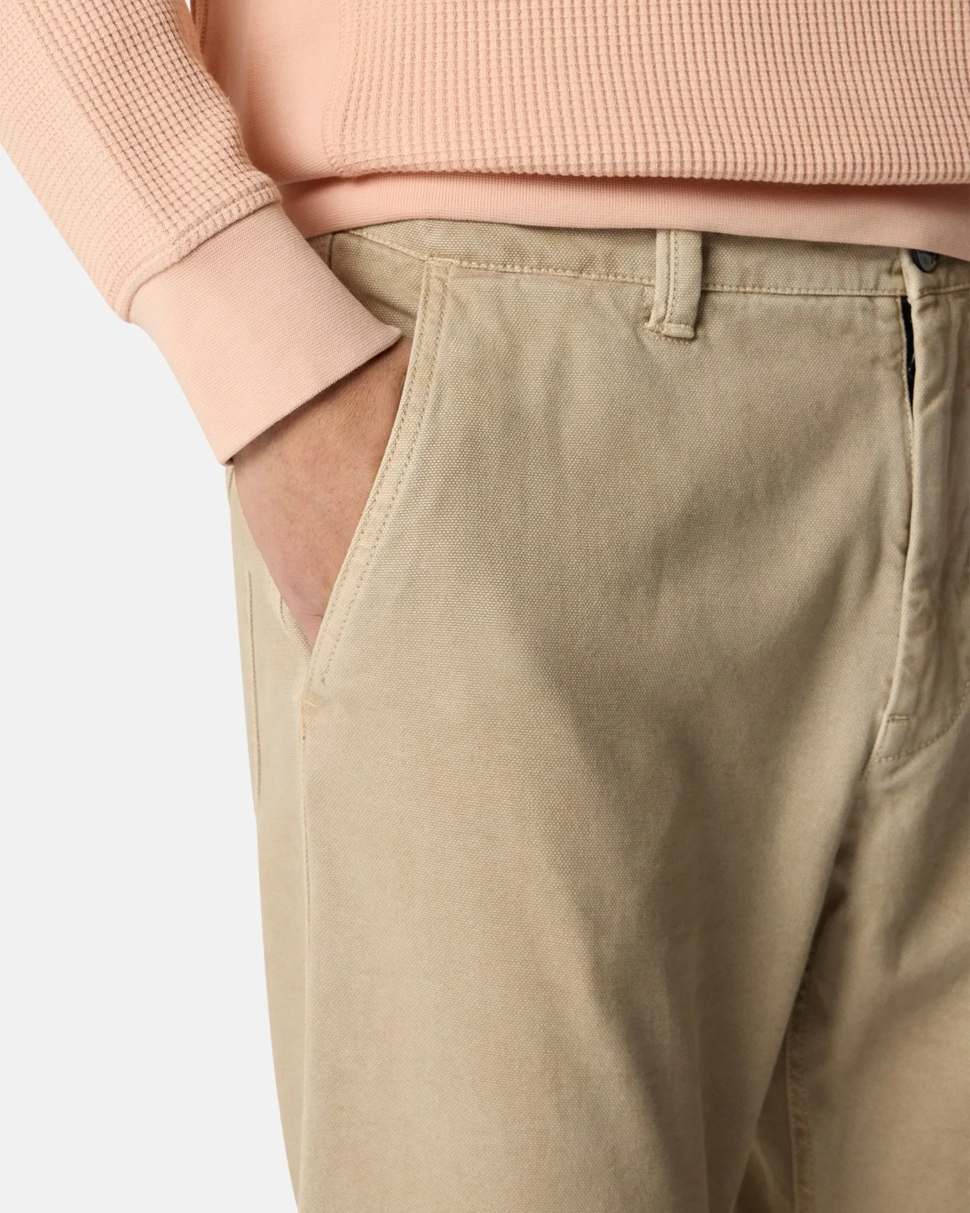 Stone Island Pantalones chinos Stone Island Panama Cotton "Old" Effect para hombre