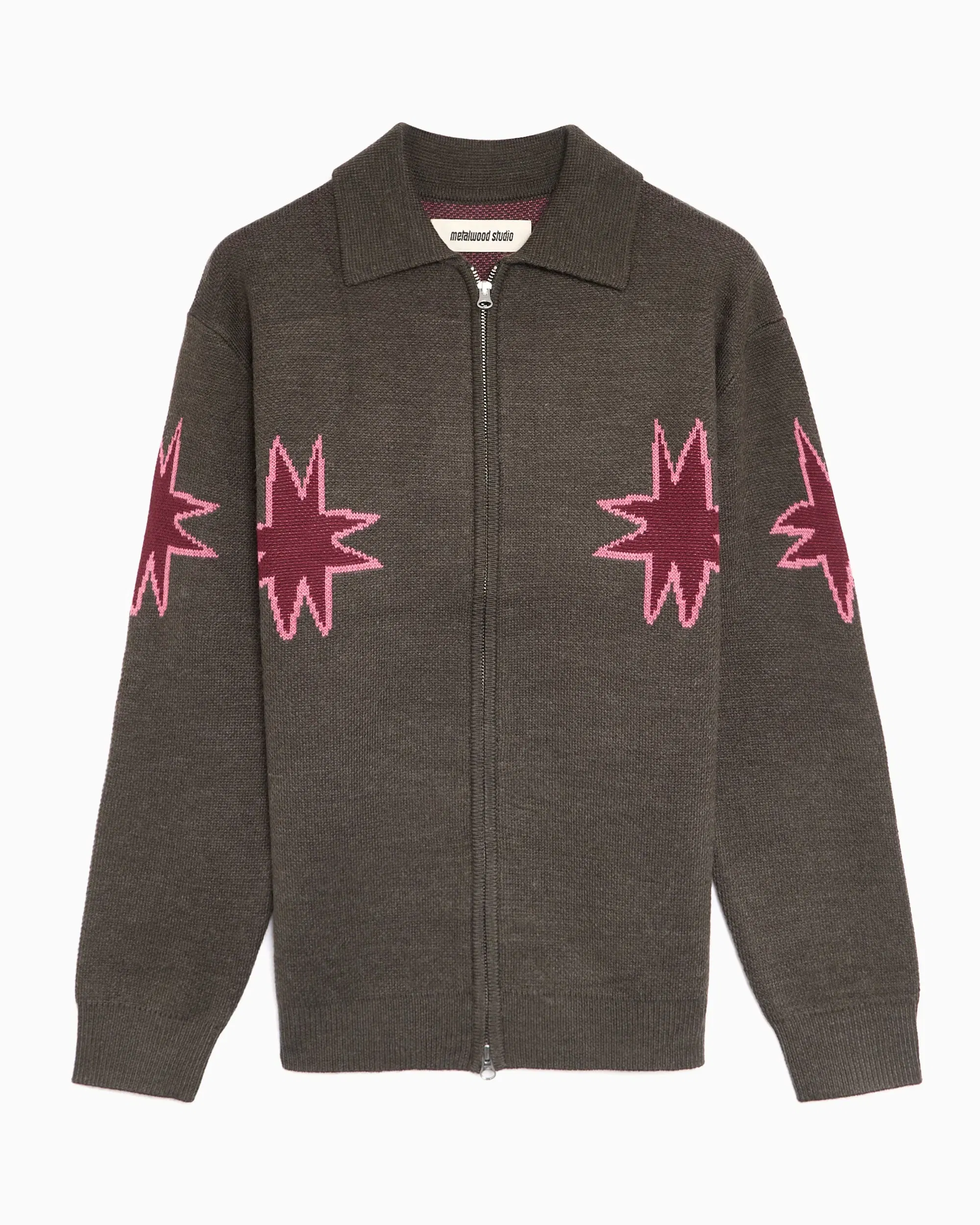 Metalwood Cardigan con gráfico Metalwood Kiki para hombre