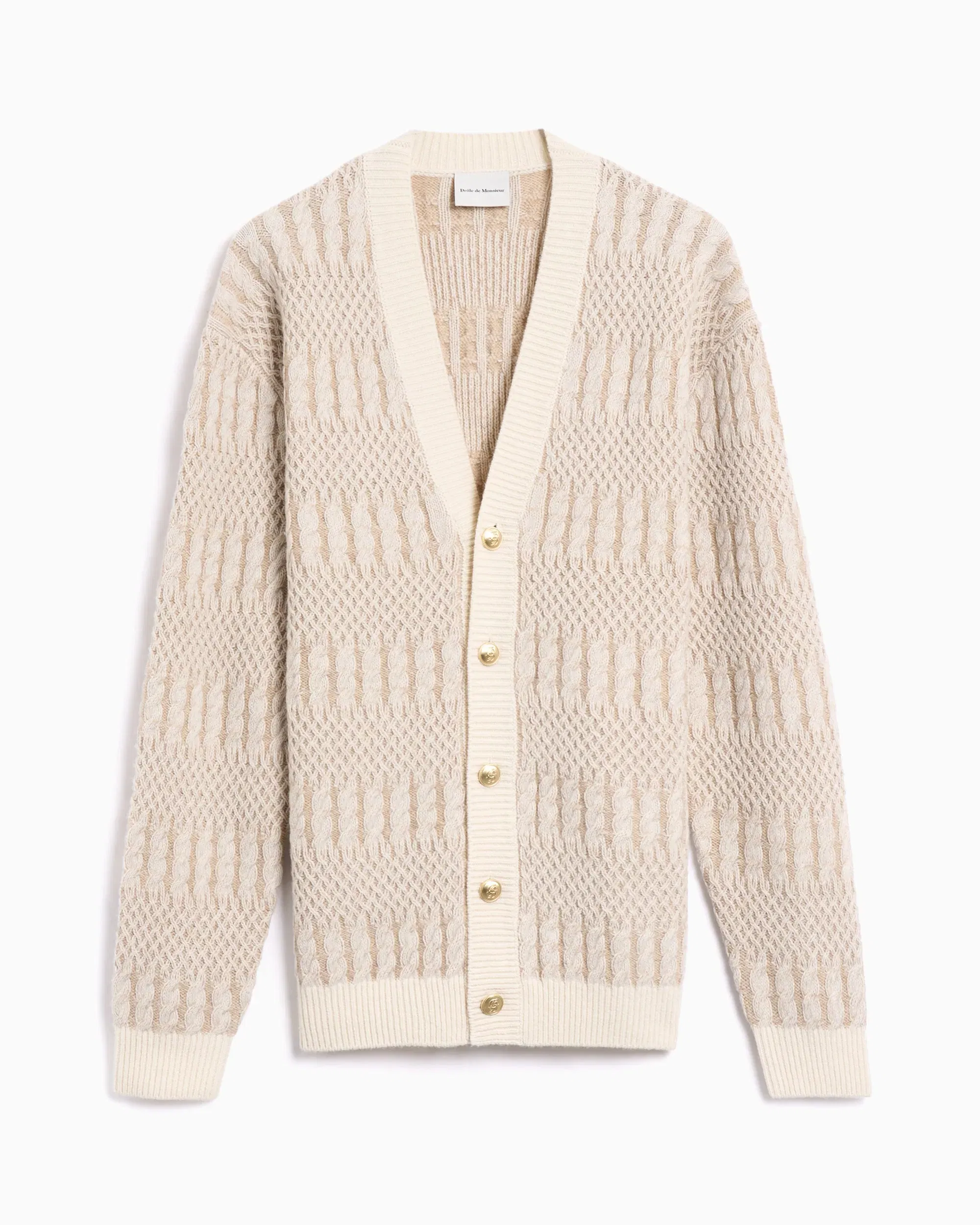 Drôle De Monsieur Cardigan Relaxed Drôle de Monsieur para hombre