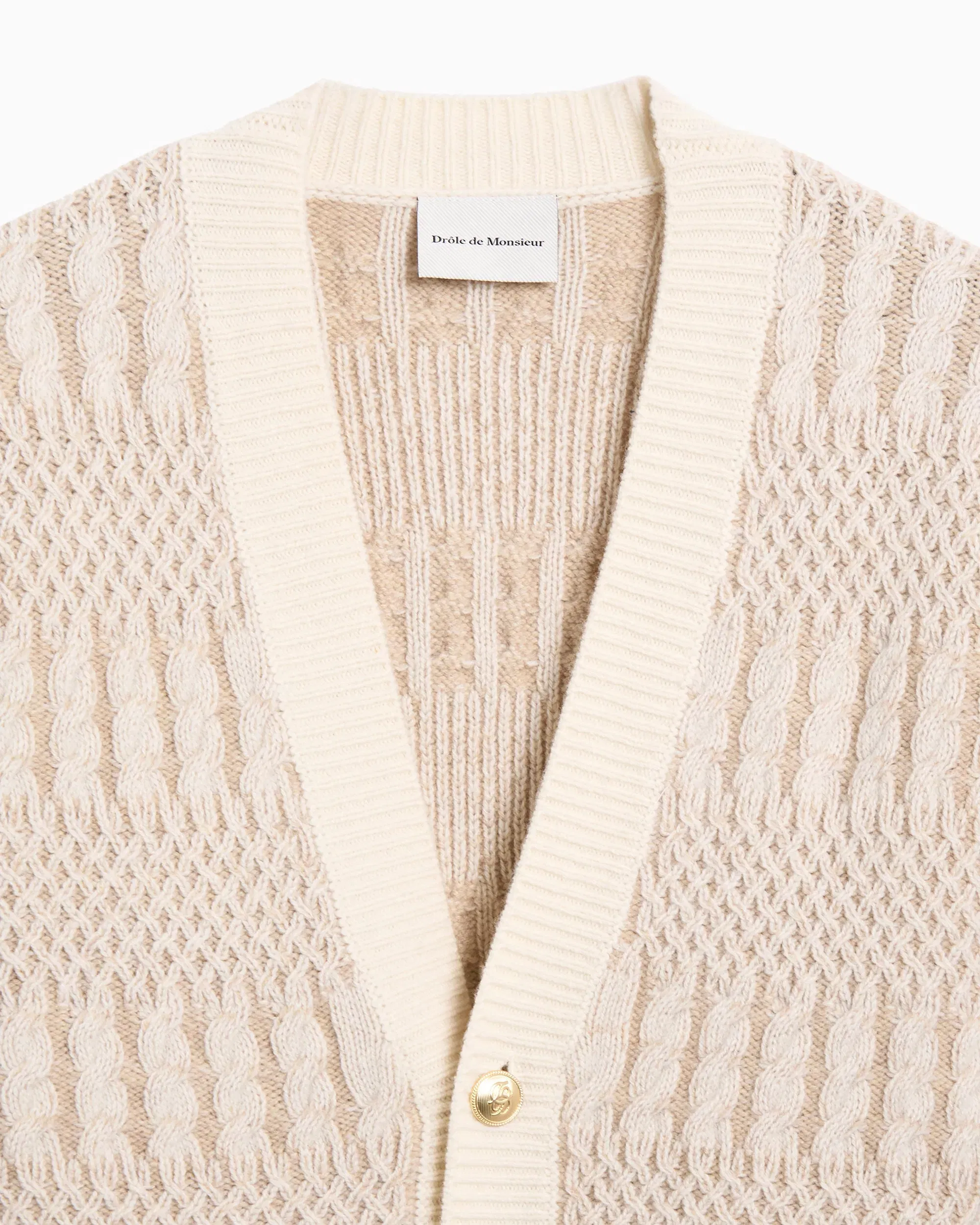 Drôle De Monsieur Cardigan Relaxed Drôle de Monsieur para hombre