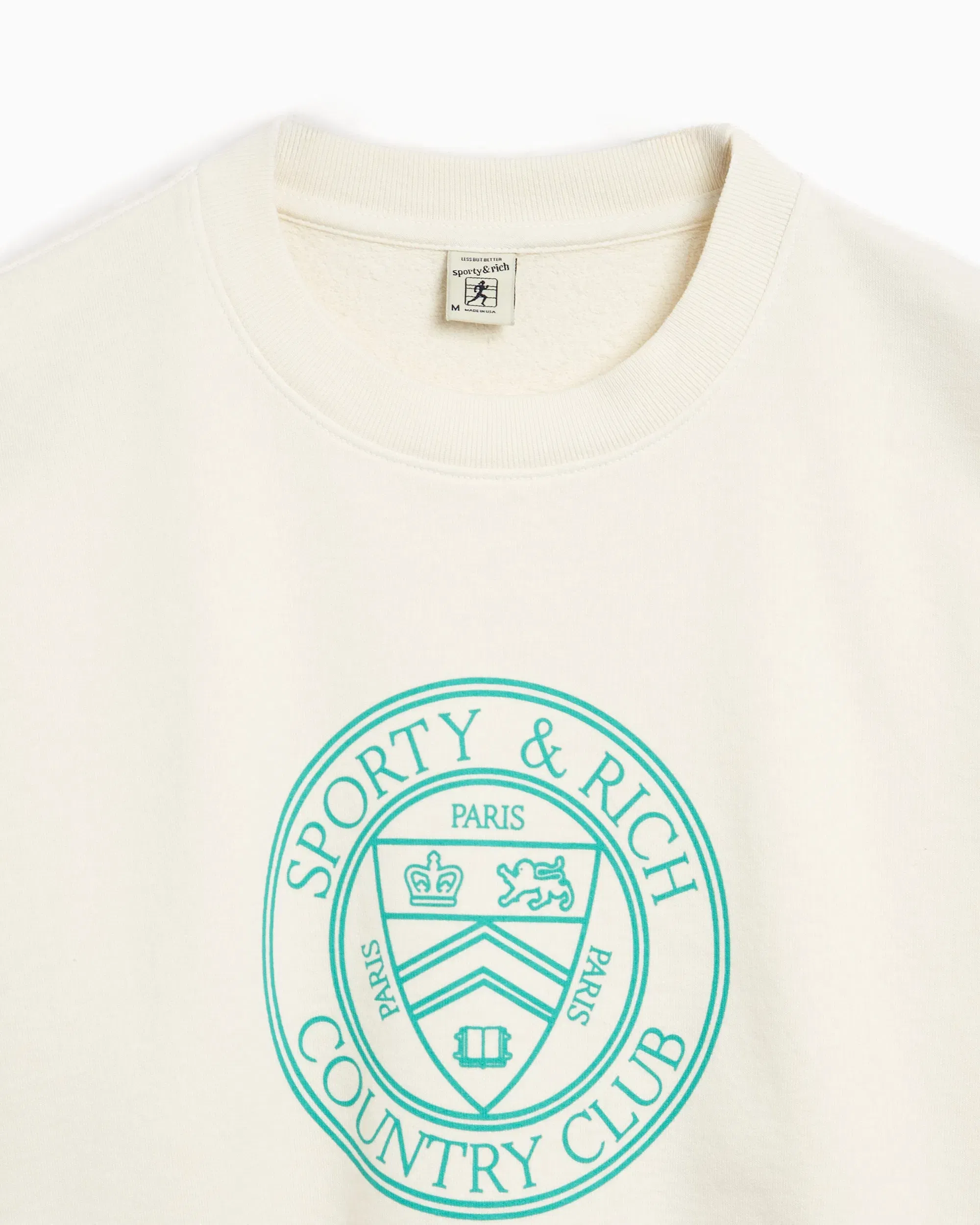Sporty & Rich Sudadera Sporty & Rich Connecticut Crest Unisex Sweatshirt Unisex