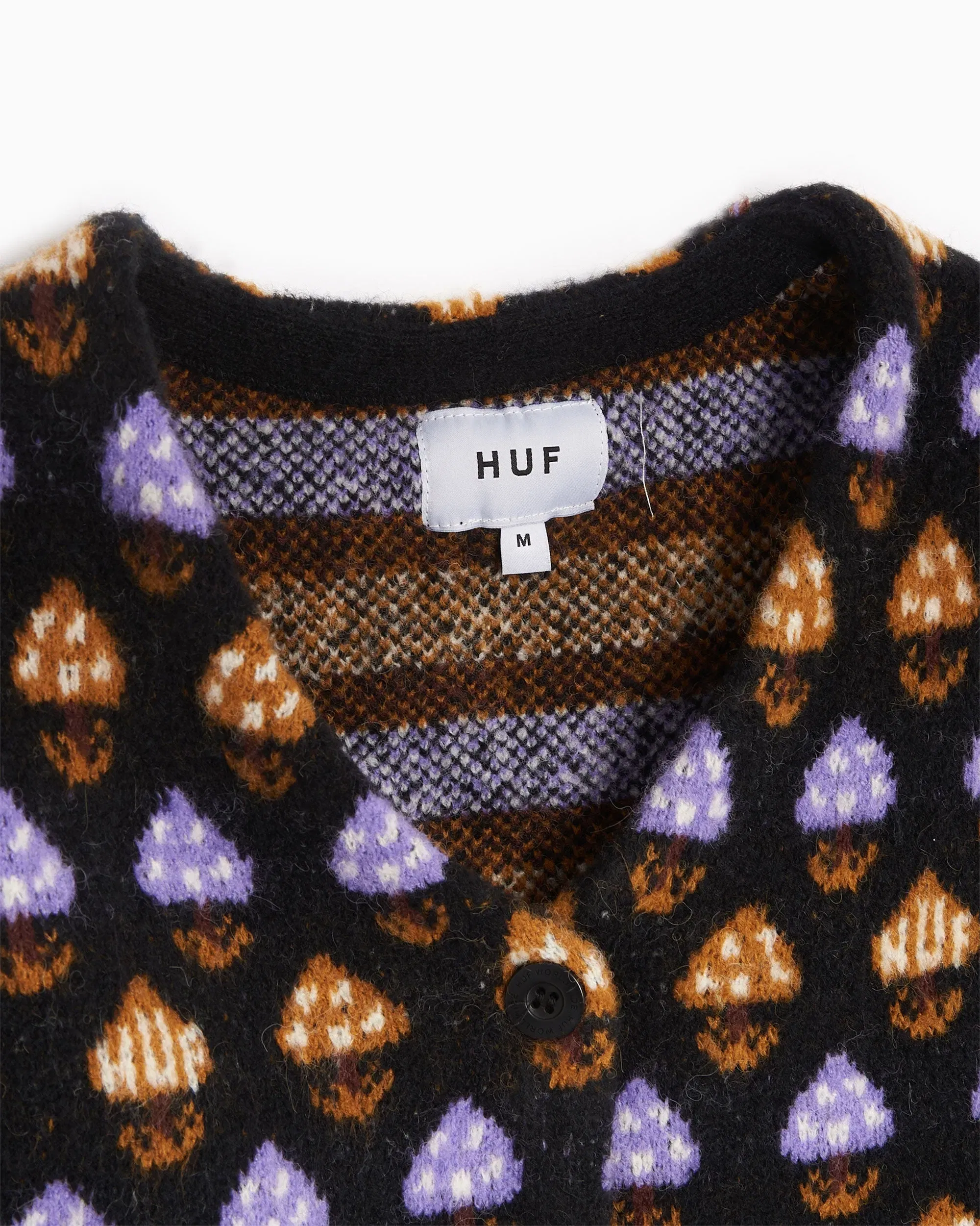 HUF Cardigan HUF Shroom Women's Cropped Cardigan para mujer