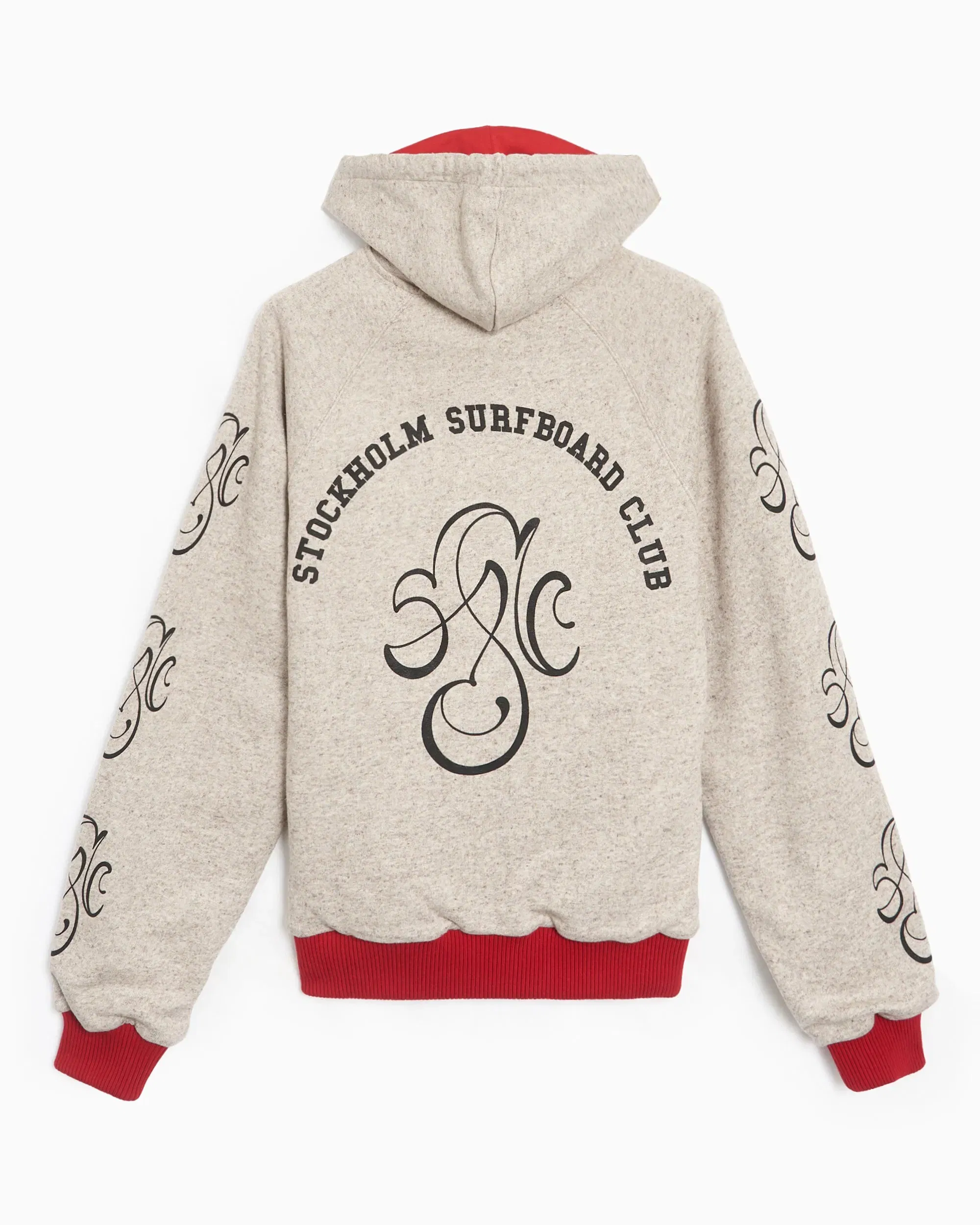 Stockholm Surfboard Club Sudadera con cremallera Stockholm (Surfboard) Club Melange Men's Zip Hoodie para hombre