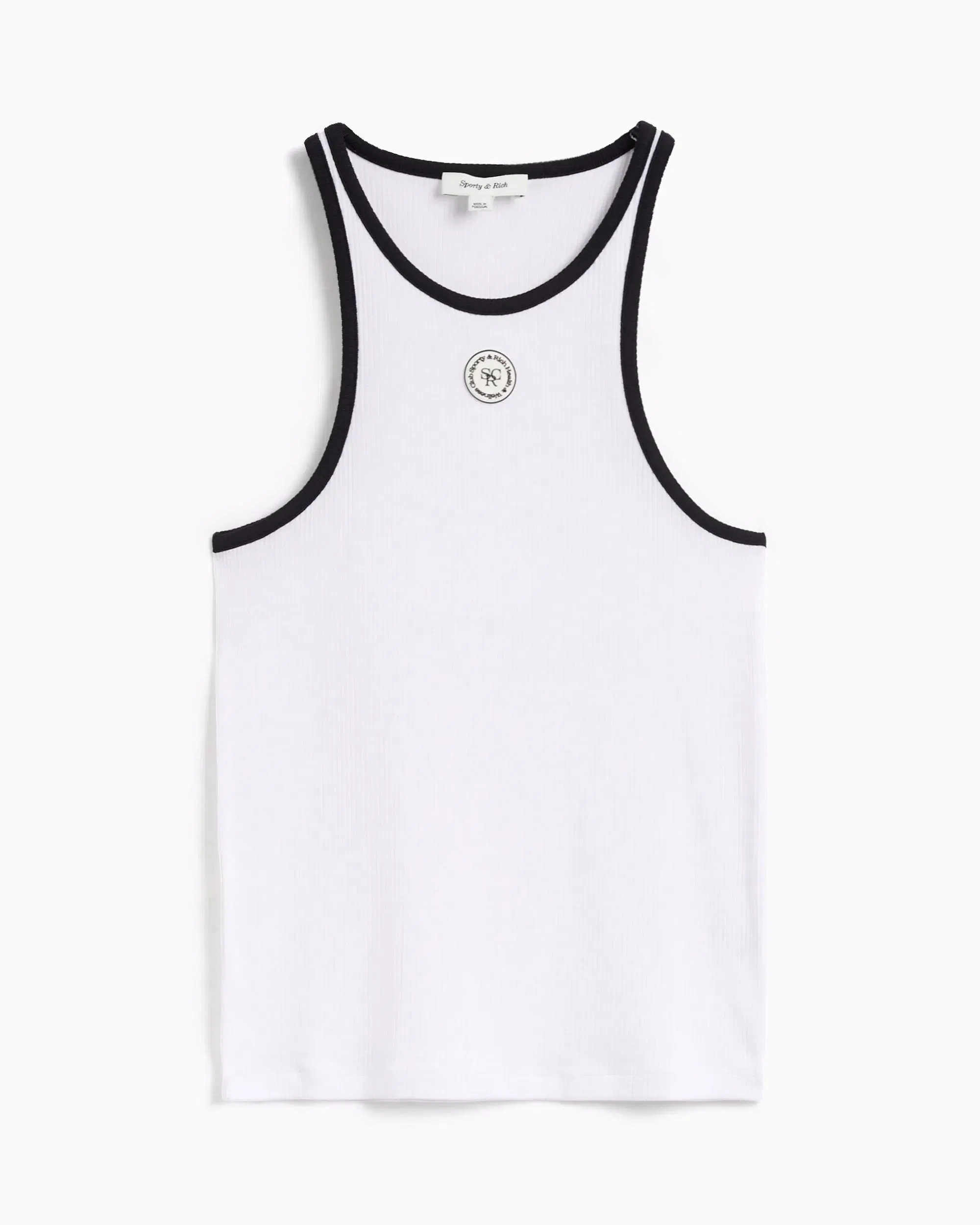 Sporty & Rich Camiseta Sporty & Rich SRHWC Women's Ribbed Tank T-Shirt para mujer