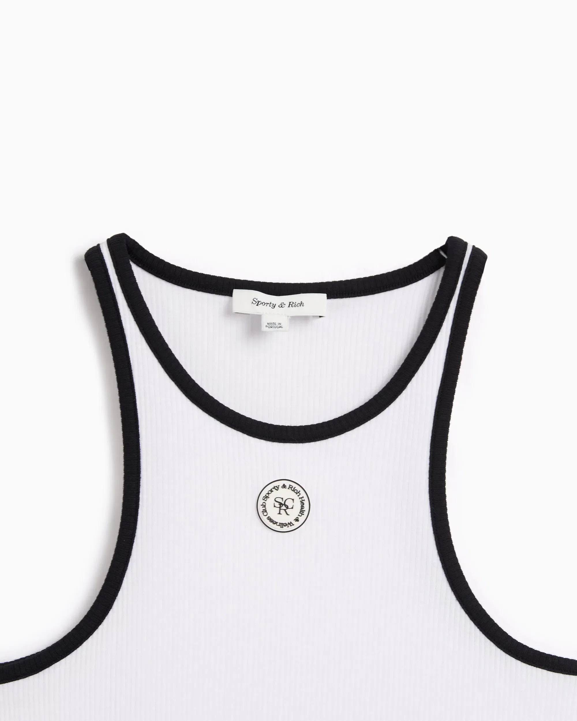 Sporty & Rich Camiseta Sporty & Rich SRHWC Women's Ribbed Tank T-Shirt para mujer