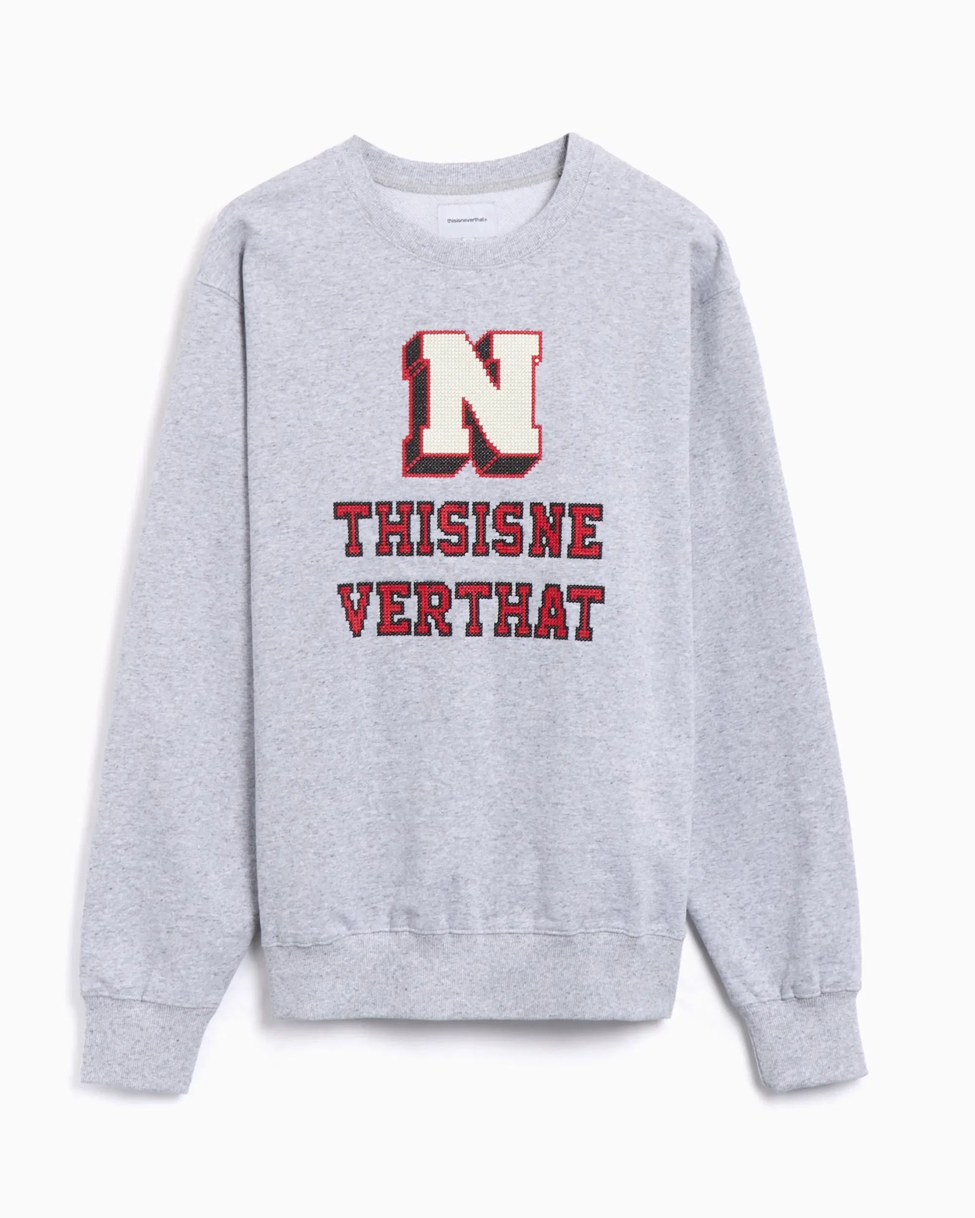 thisisneverthat® Sudadera thisisneverthat® thisisneverthat® Cross Stitched Men's Sweatshirt para hombre