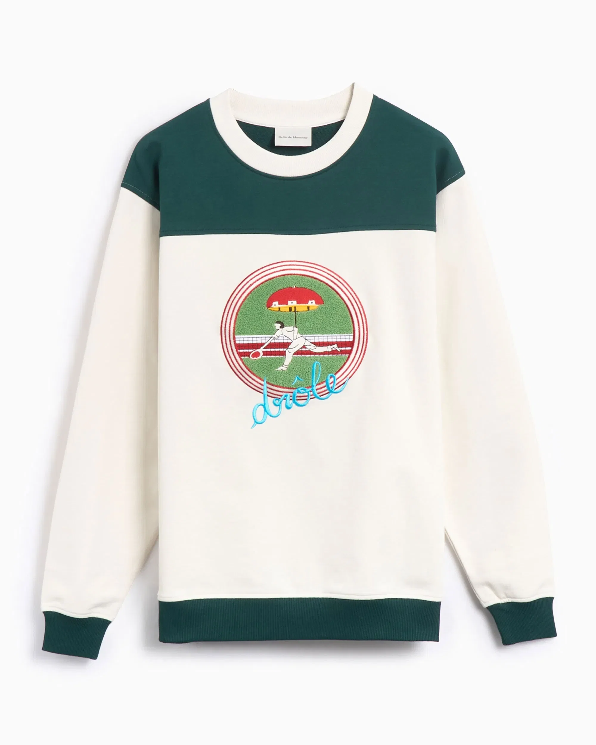 Drôle De Monsieur Sudadera Relaxed Drôle de Monsieur Tennis Men's Sweatshirt para hombre