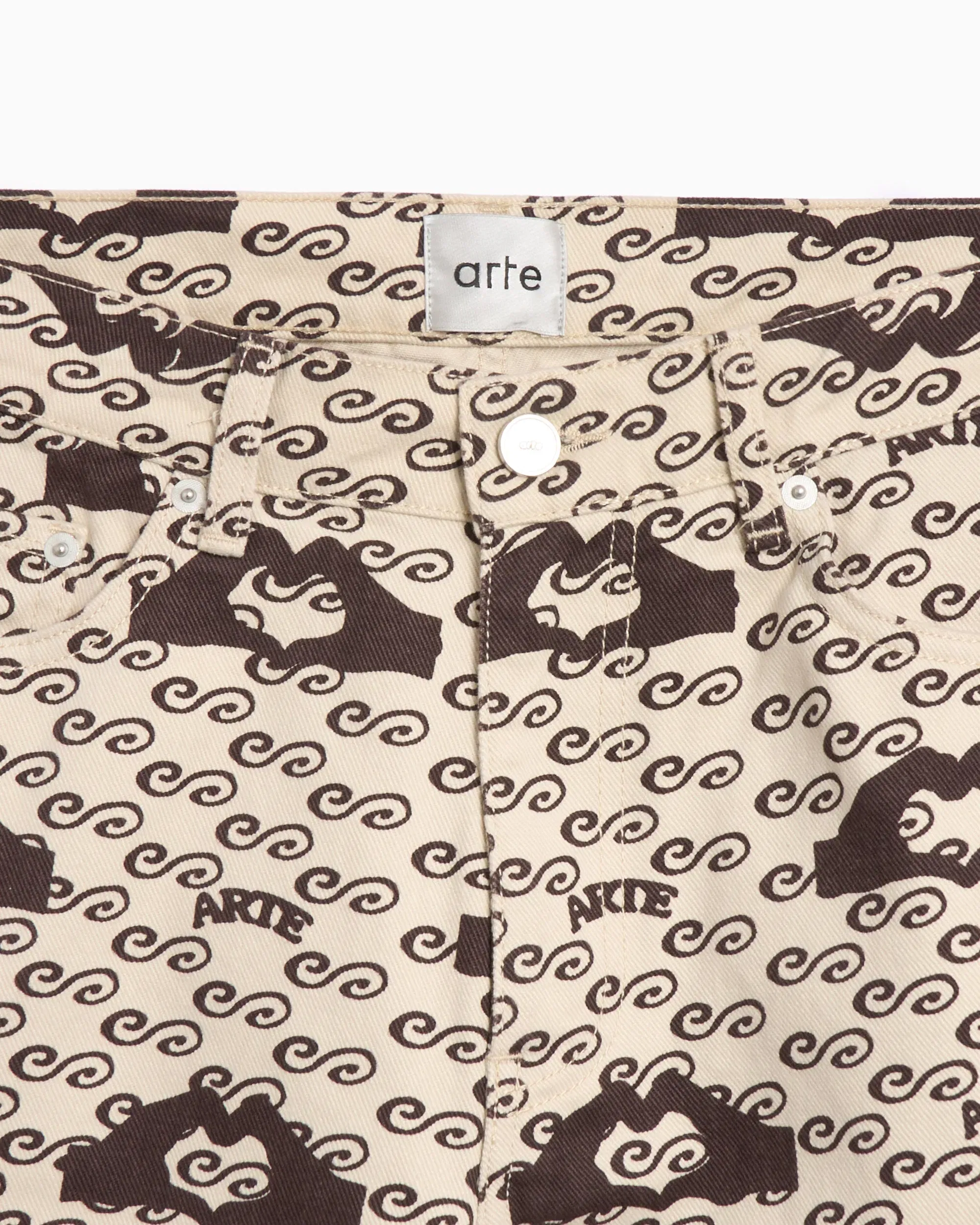 Arte Antwerp Pantalones Arte Antwerp Hand Heart Men's Printed Pants para hombre