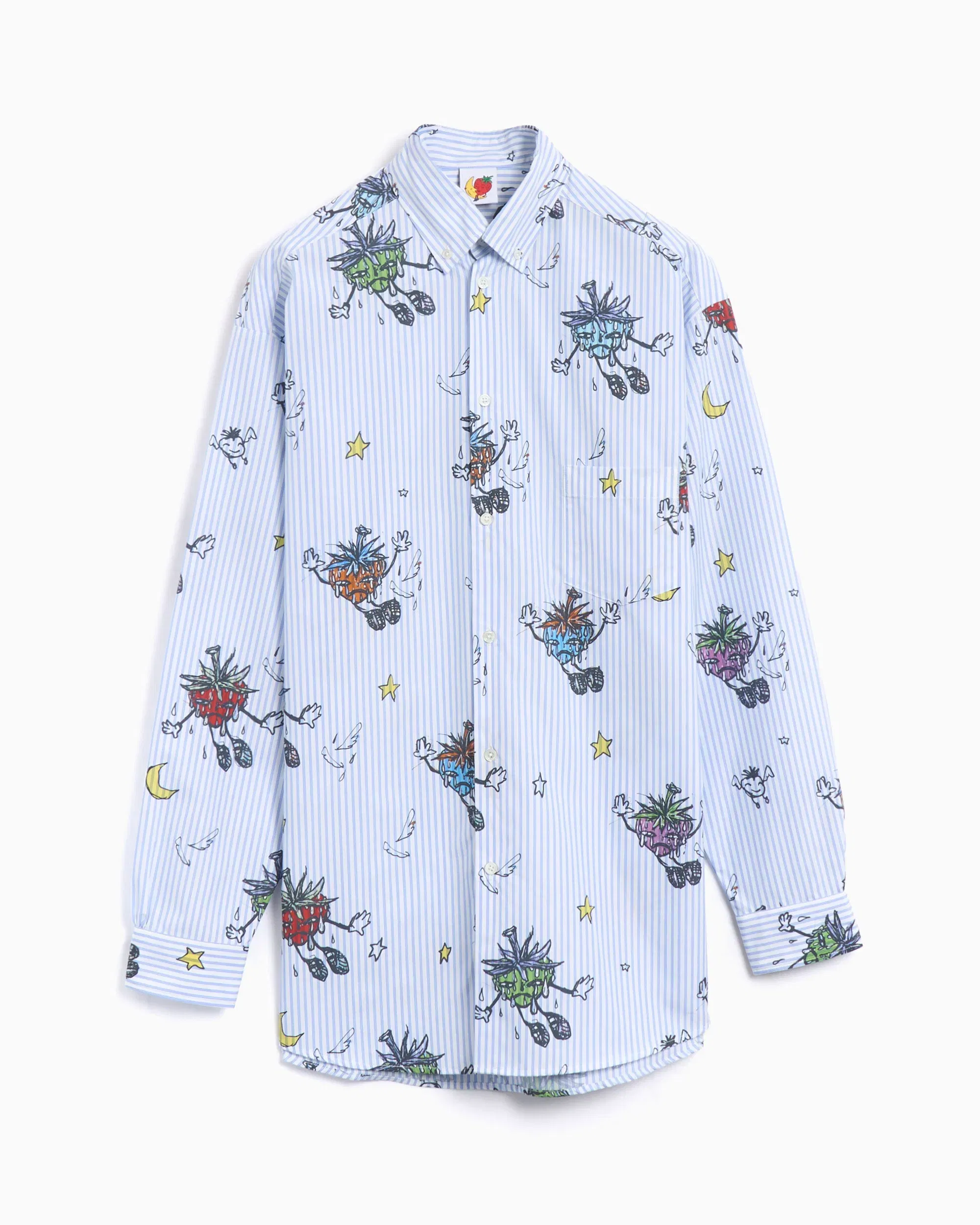 Sky High Farm Workwear Camisa Relaxed Sky High Farm Workwear Strawbabies Unisex Button Down Shirt Unisex