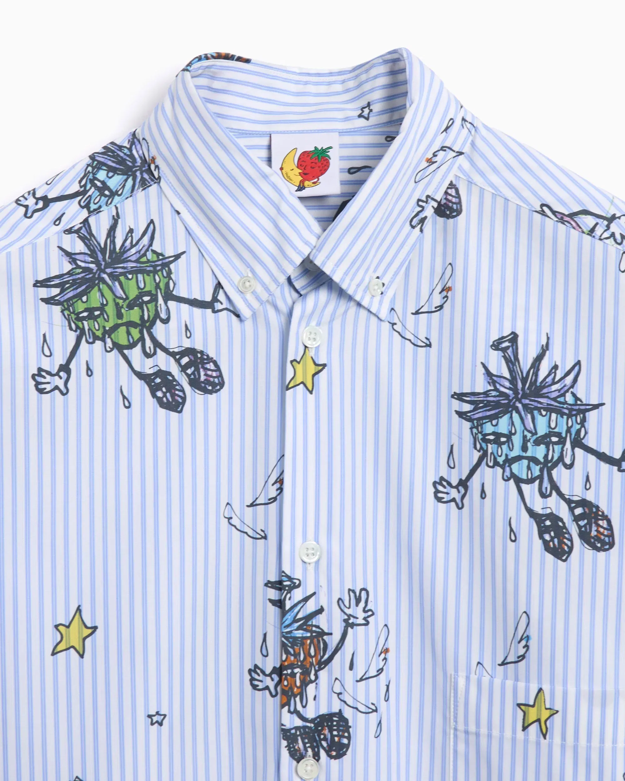 Sky High Farm Workwear Camisa Relaxed Sky High Farm Workwear Strawbabies Unisex Button Down Shirt Unisex