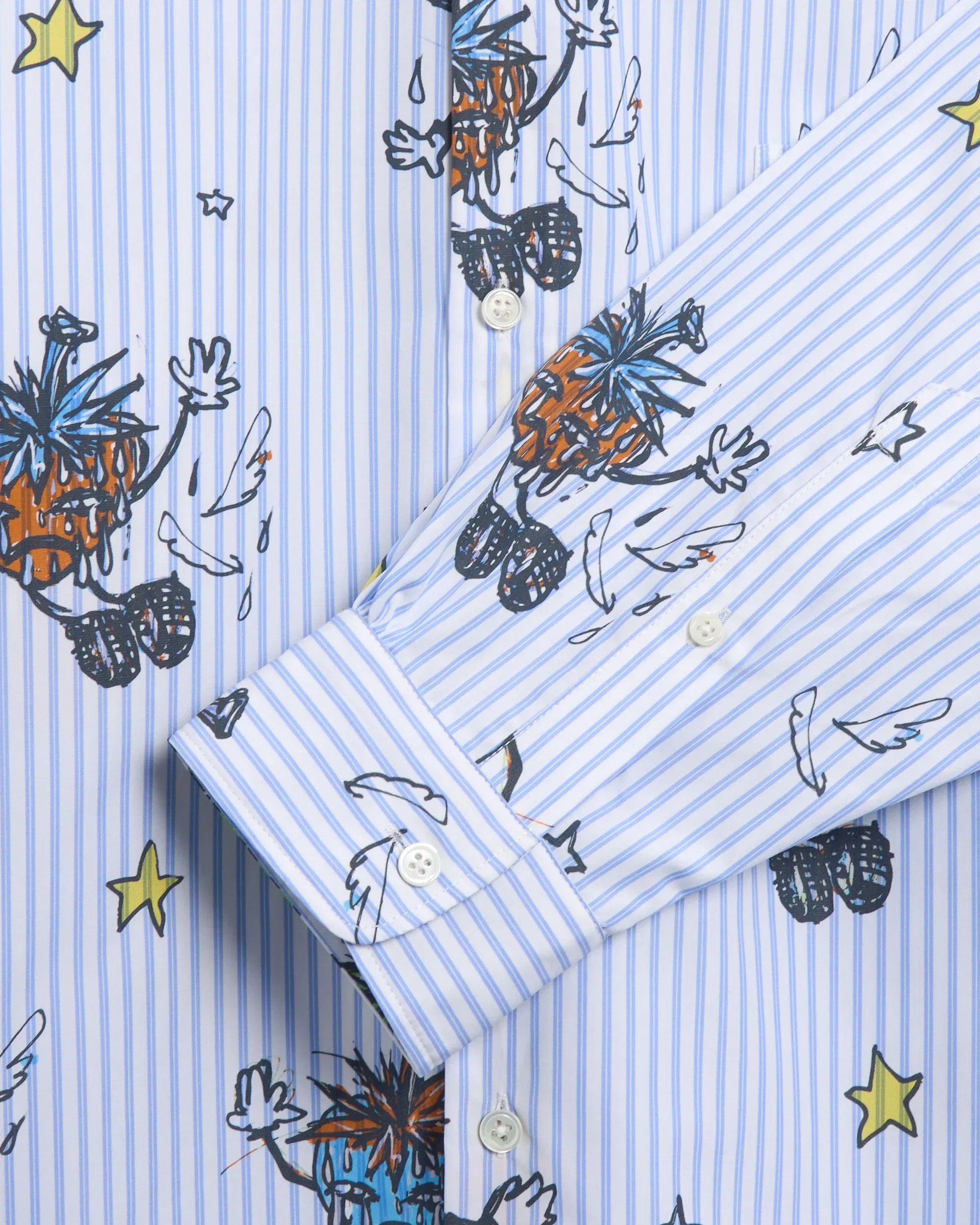 Sky High Farm Workwear Camisa Relaxed Sky High Farm Workwear Strawbabies Unisex Button Down Shirt Unisex