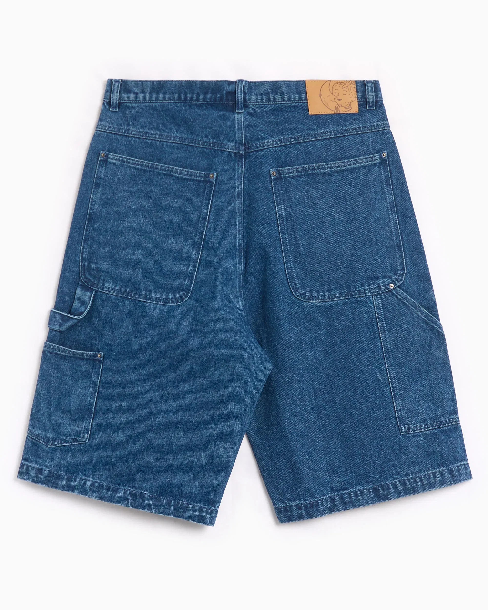 Sky High Farm Workwear Pantalones cortos Sky High Farm Workwear Mindblown Unisex Print Denim Shorts Unisex