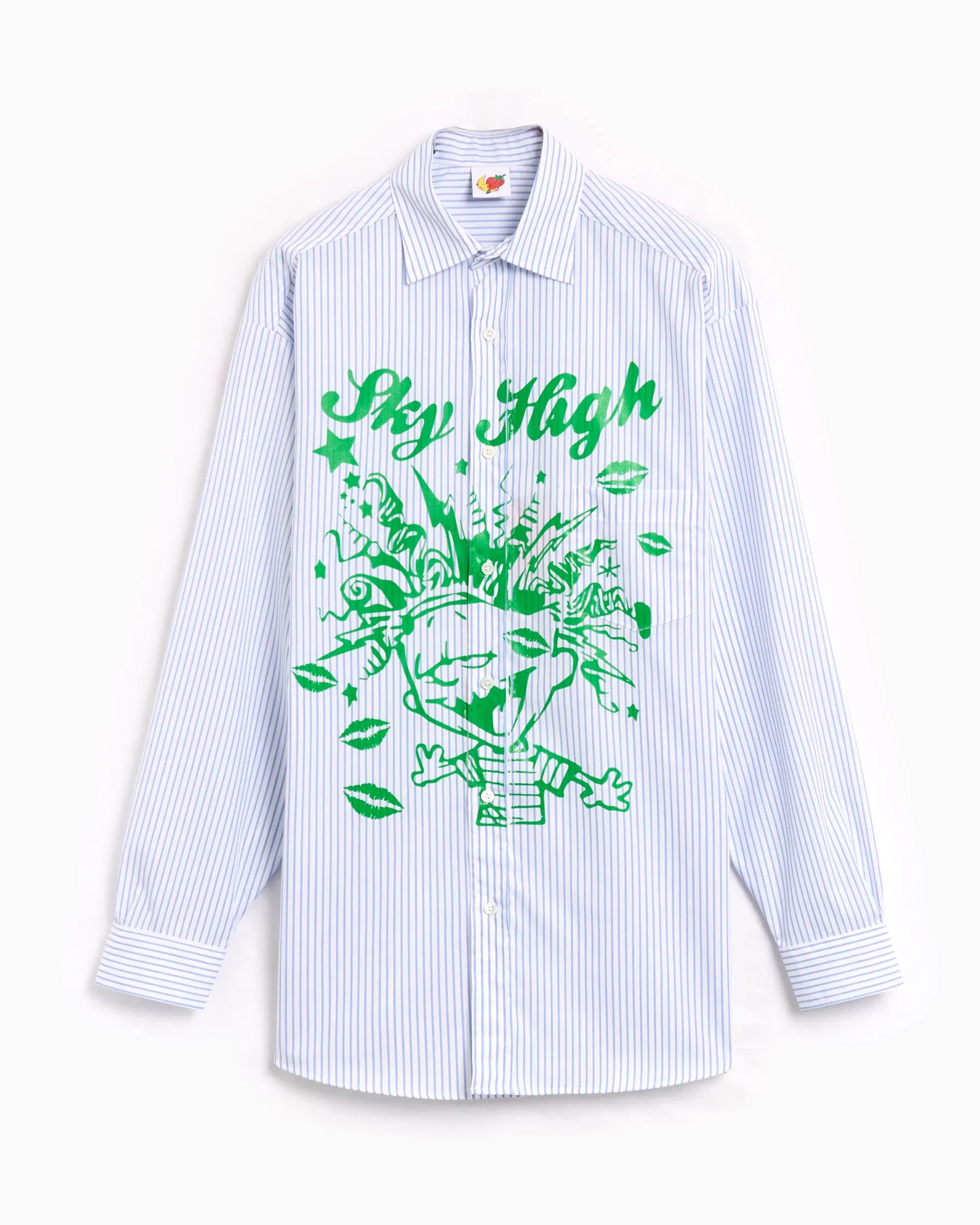 Sky High Farm Workwear Camisa Sky High Farm Workwear Mindblown Unisex Print Button Down Shirt Unisex