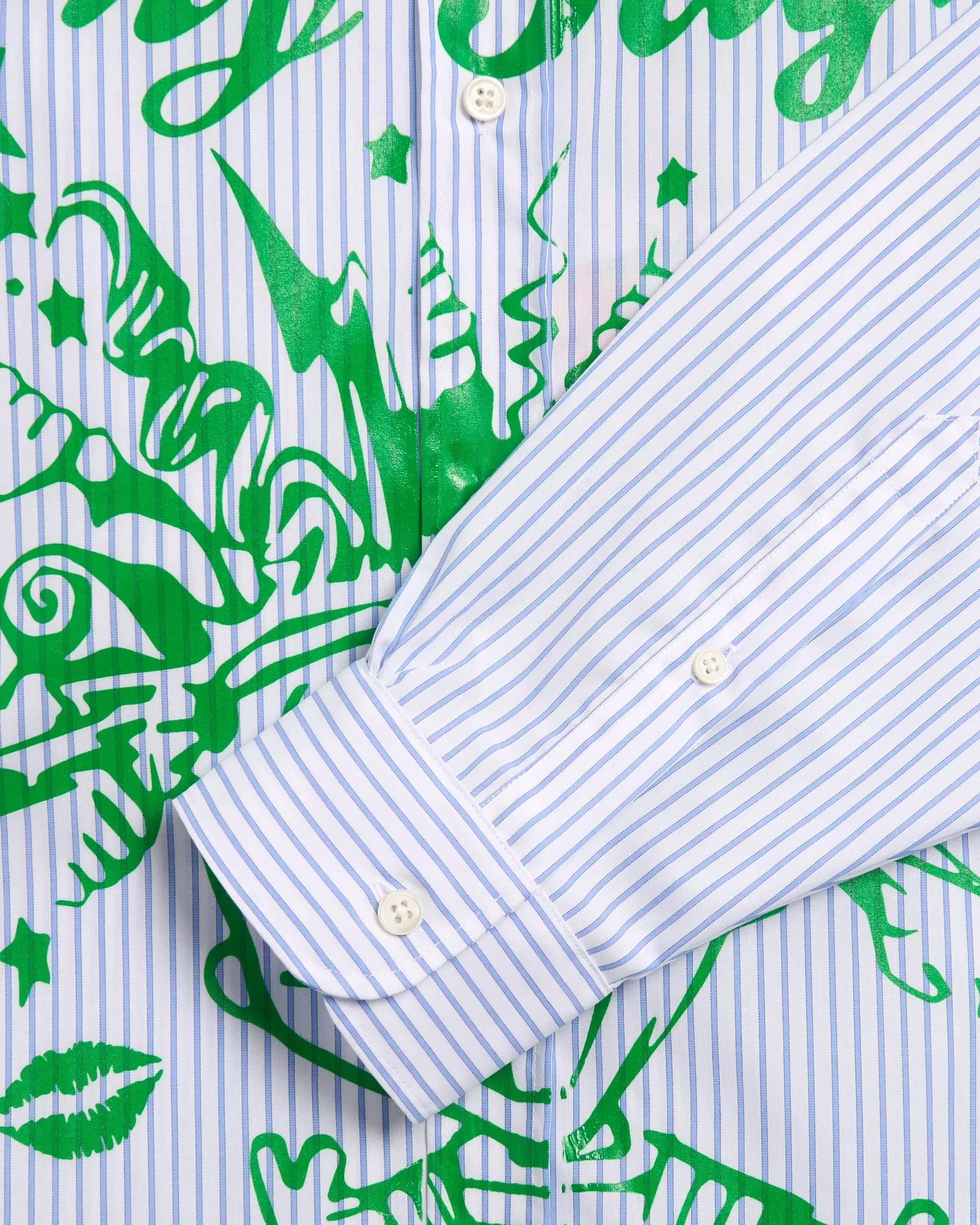 Sky High Farm Workwear Camisa Sky High Farm Workwear Mindblown Unisex Print Button Down Shirt Unisex