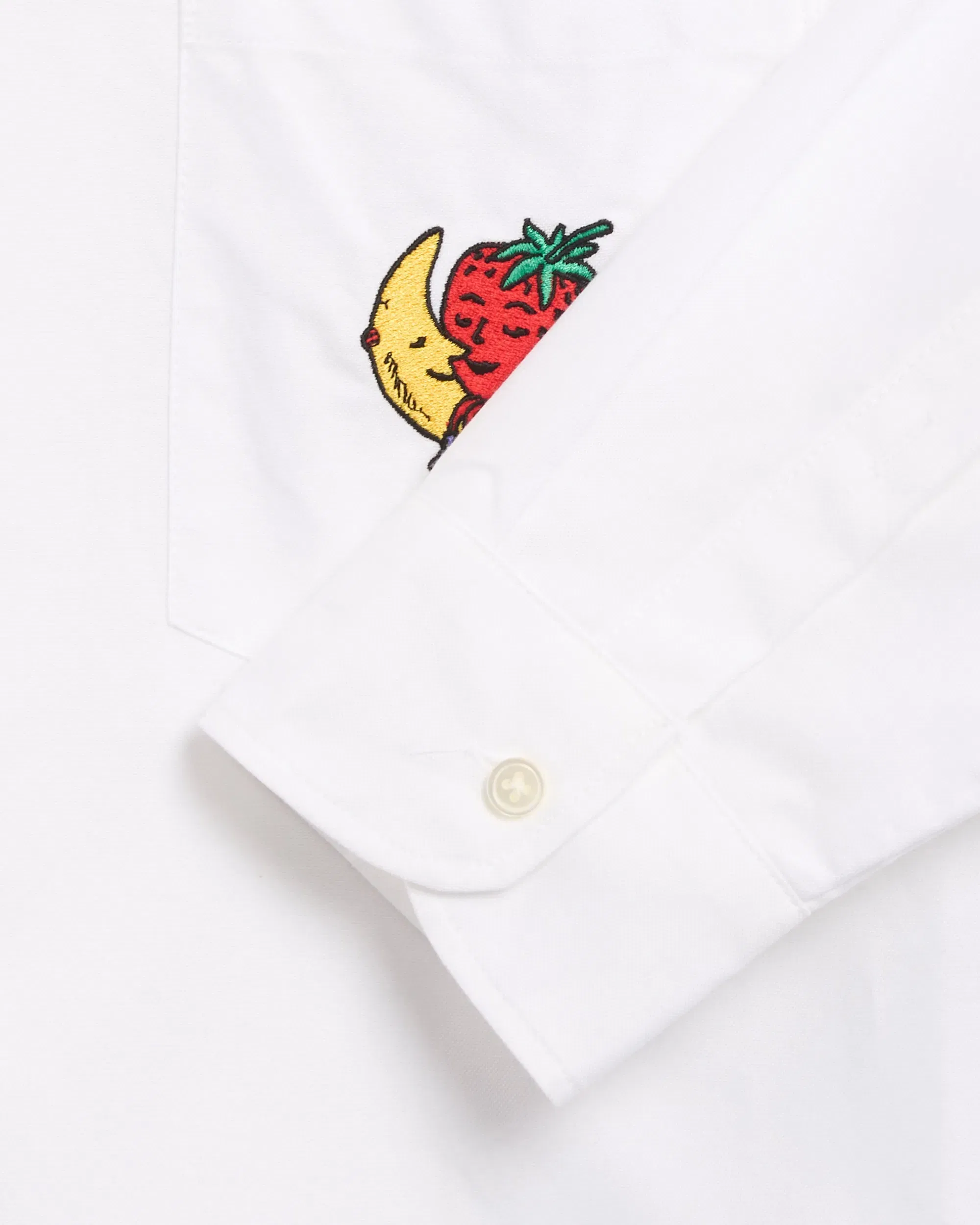 Sky High Farm Workwear Camisa Sky High Farm Workwear Perennial Logo Unisex Button Down Woven Shirt Unisex