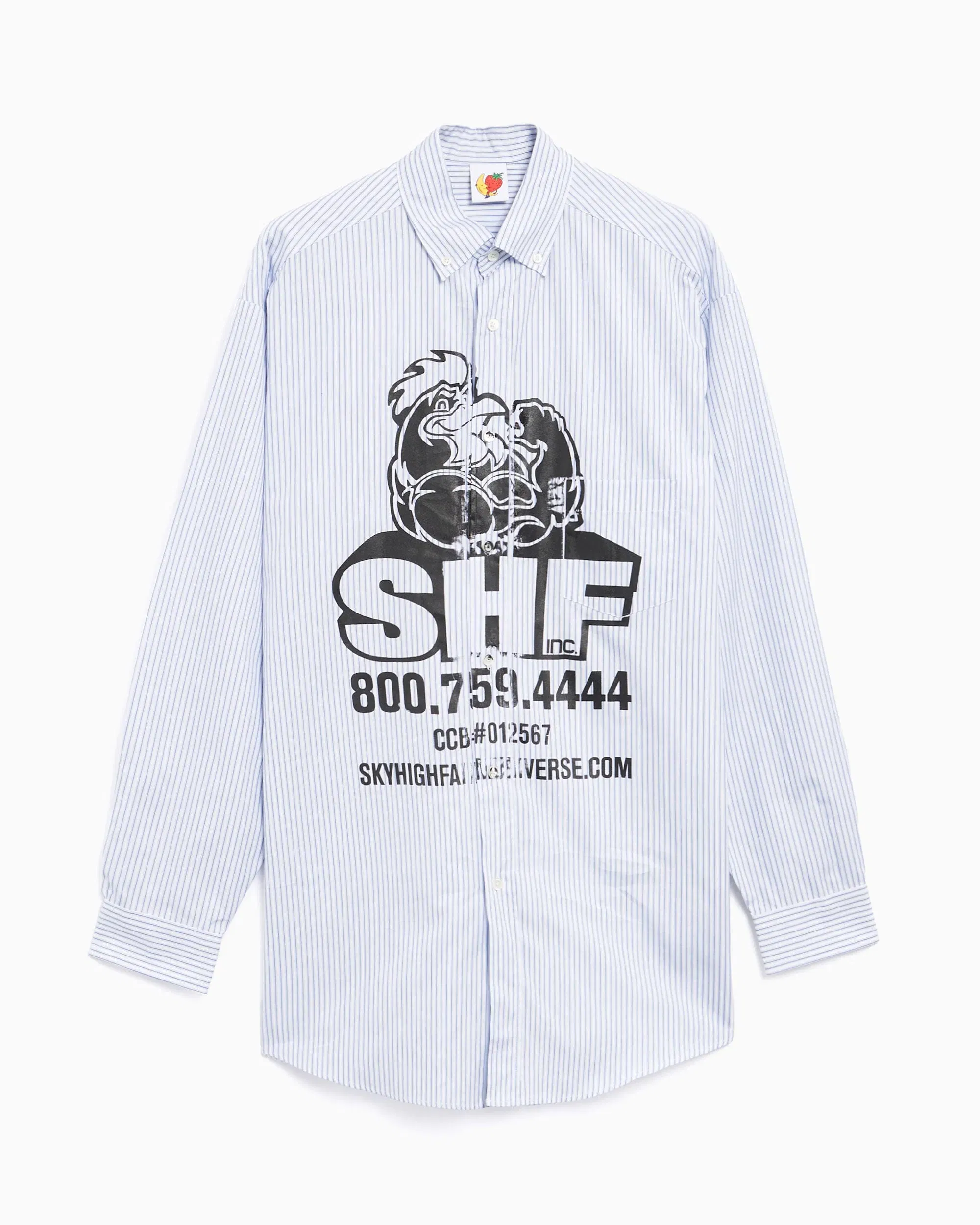 Sky High Farm Workwear Camisa Sky High Farm Workwear Sky High Farm SHF Chicken Unisex Button Down Shirt Unisex