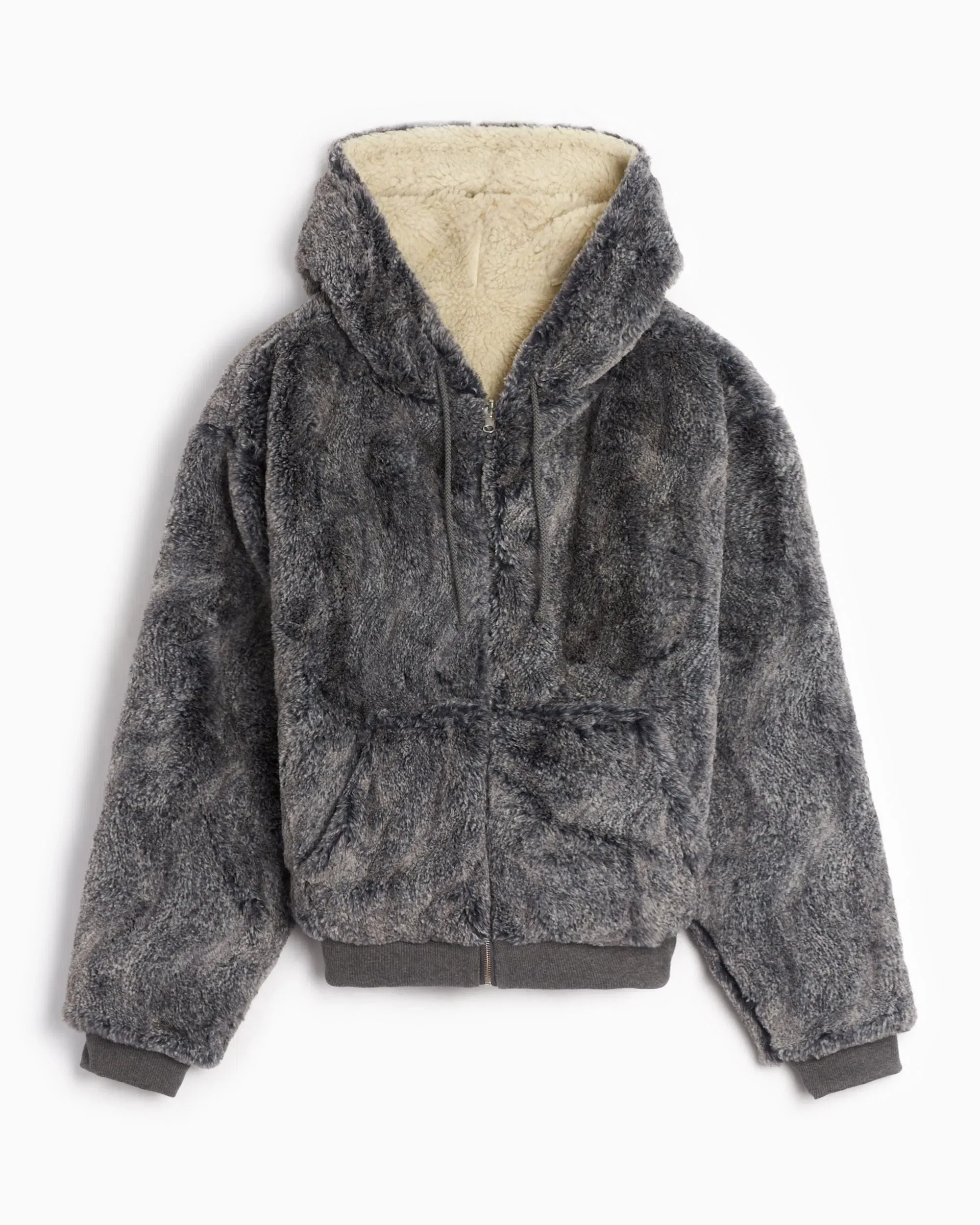Sky High Farm Workwear Sudadera con capucha Sky High Farm Workwear Wolf And Sheep Unisex Reversible Knit Hoodie Unisex