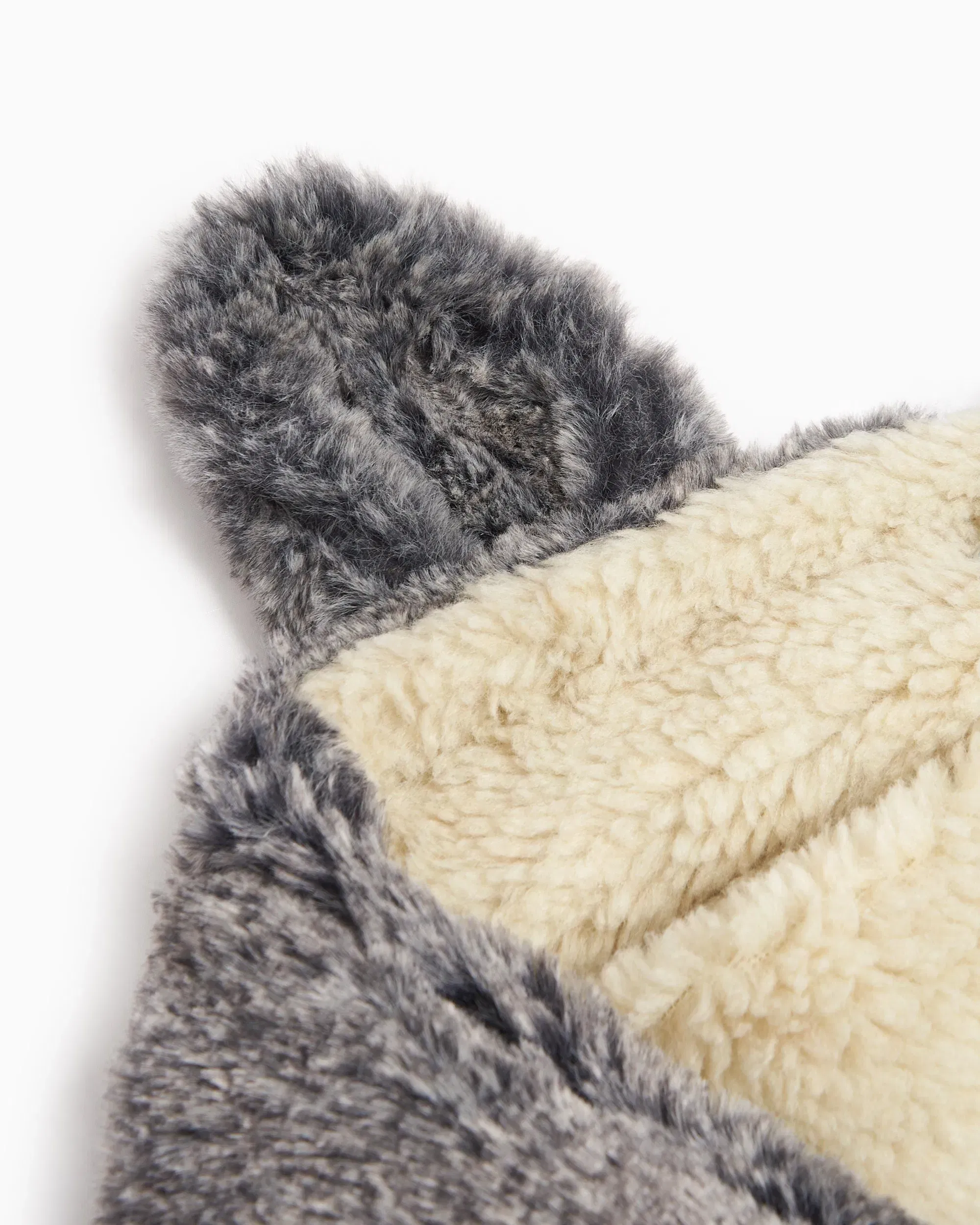 Sky High Farm Workwear Sudadera con capucha Sky High Farm Workwear Wolf And Sheep Unisex Reversible Knit Hoodie Unisex