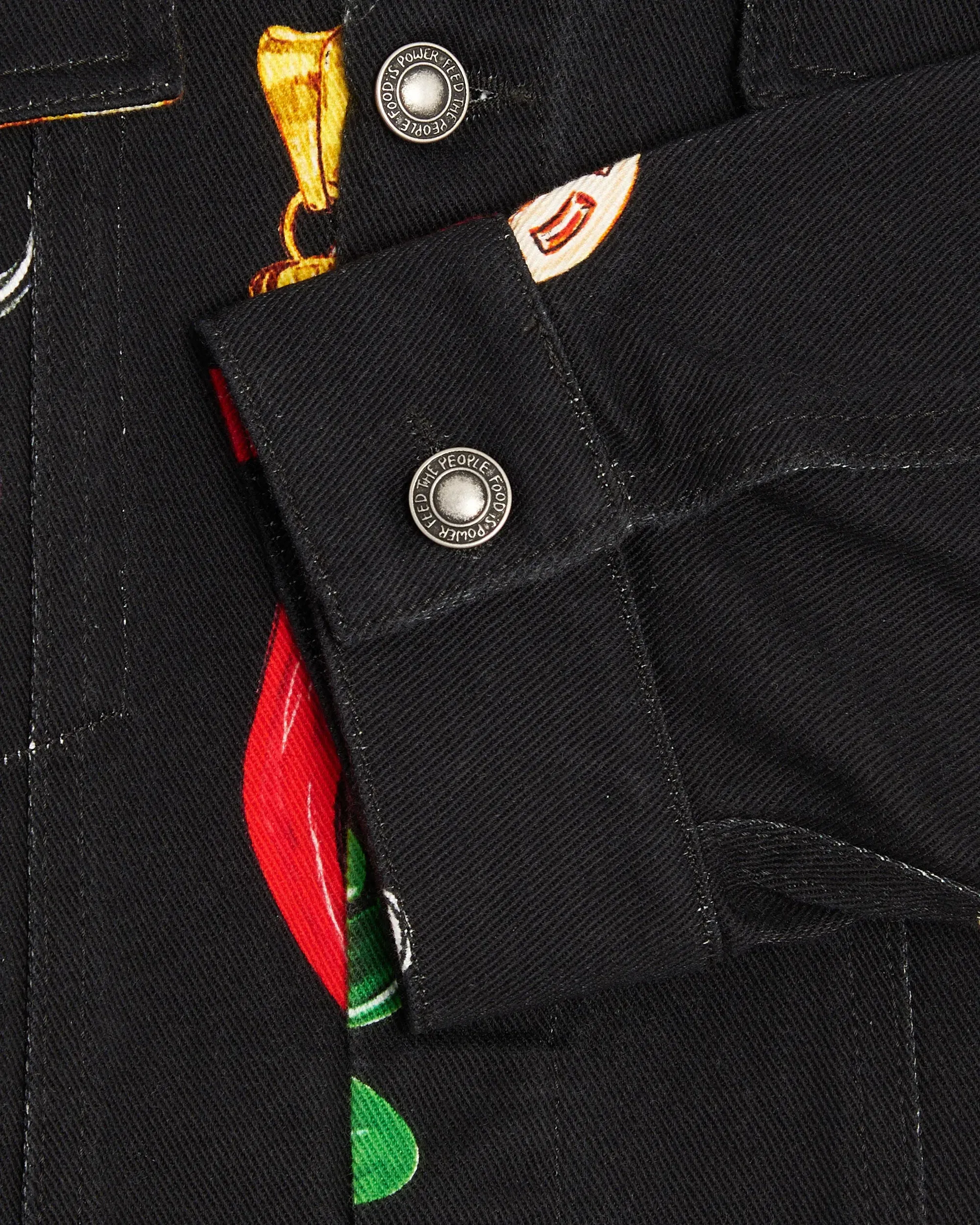 Sky High Farm Workwear Chaqueta vaquera Sky High Farm Workwear Charm Unisex Print Woven Denim Jacket Unisex