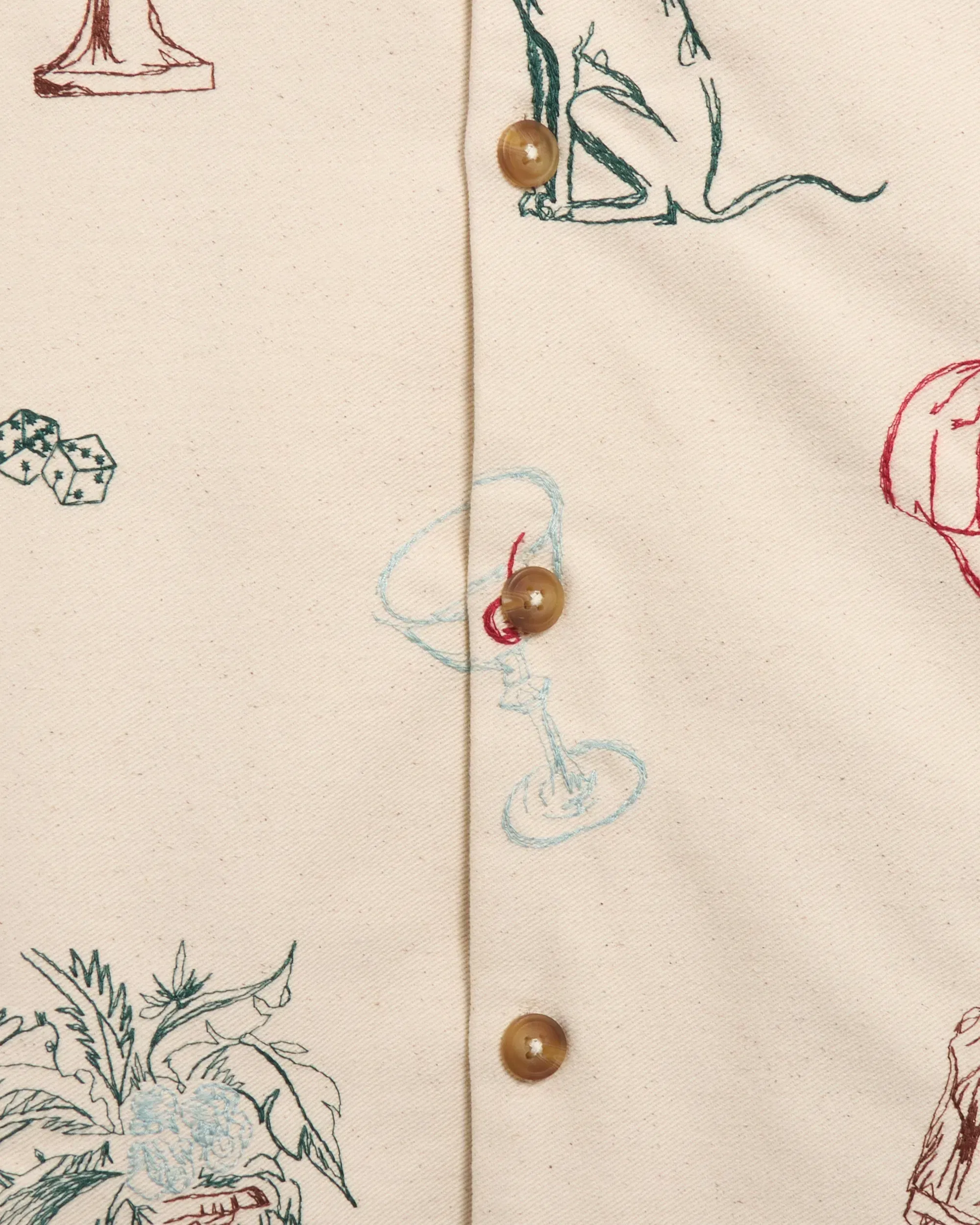 Drôle De Monsieur Camisa Drôle de Monsieur Country Club BrodÈe Men's Shirt para hombre