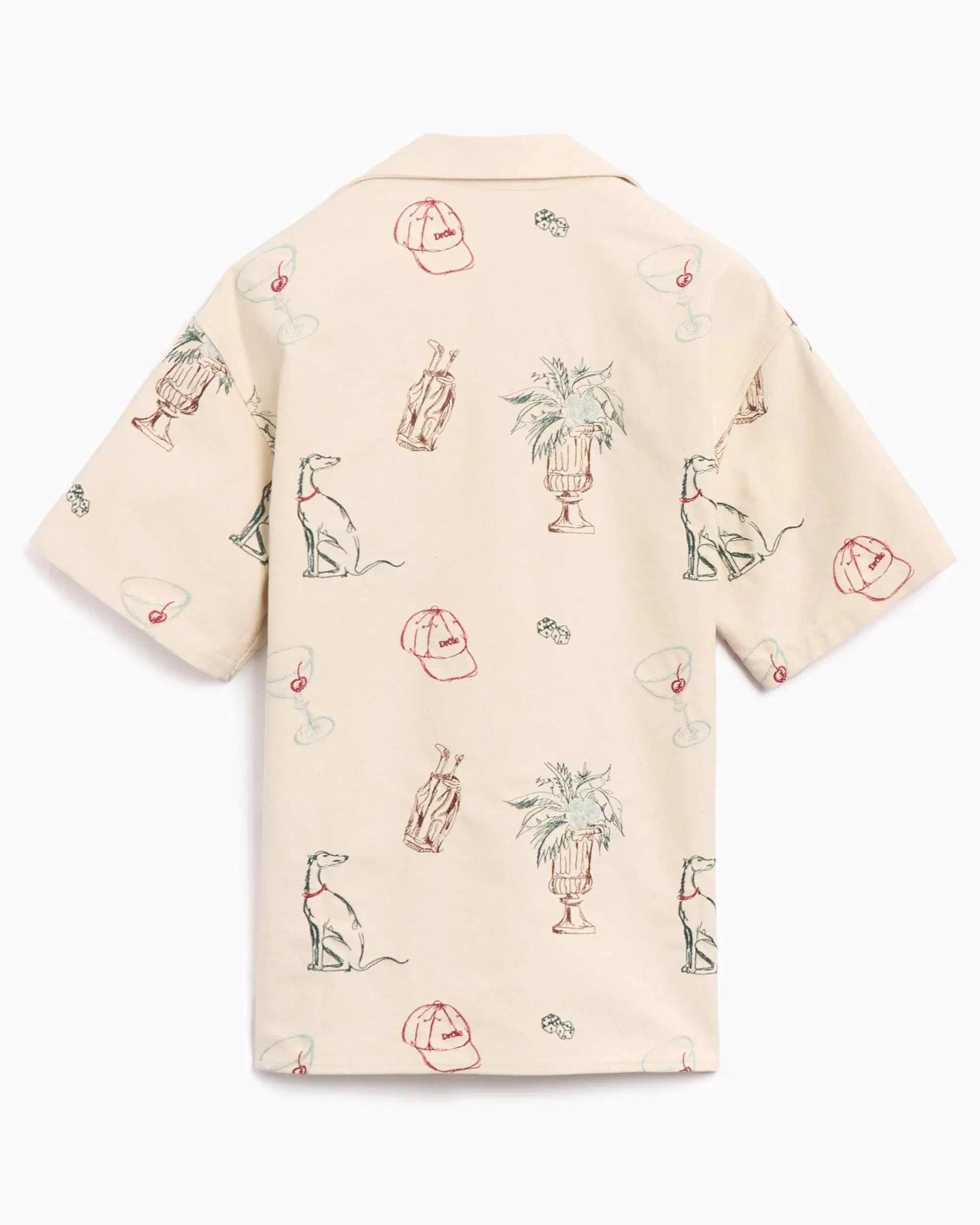Drôle De Monsieur Camisa Drôle de Monsieur Country Club BrodÈe Men's Shirt para hombre
