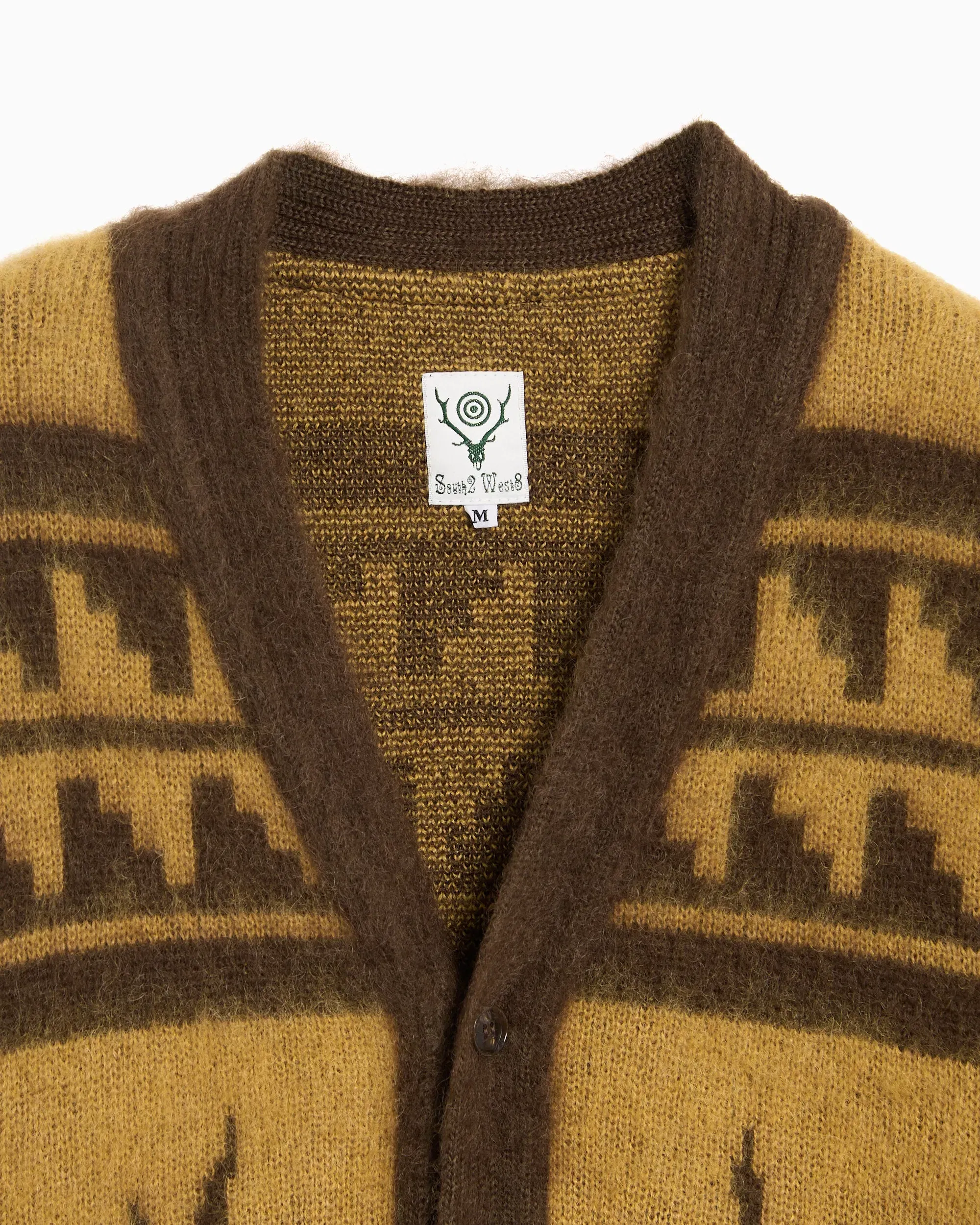 SOUTH2 WEST8 Cardigan Relaxed South2 West8 Nordic Skull para hombre