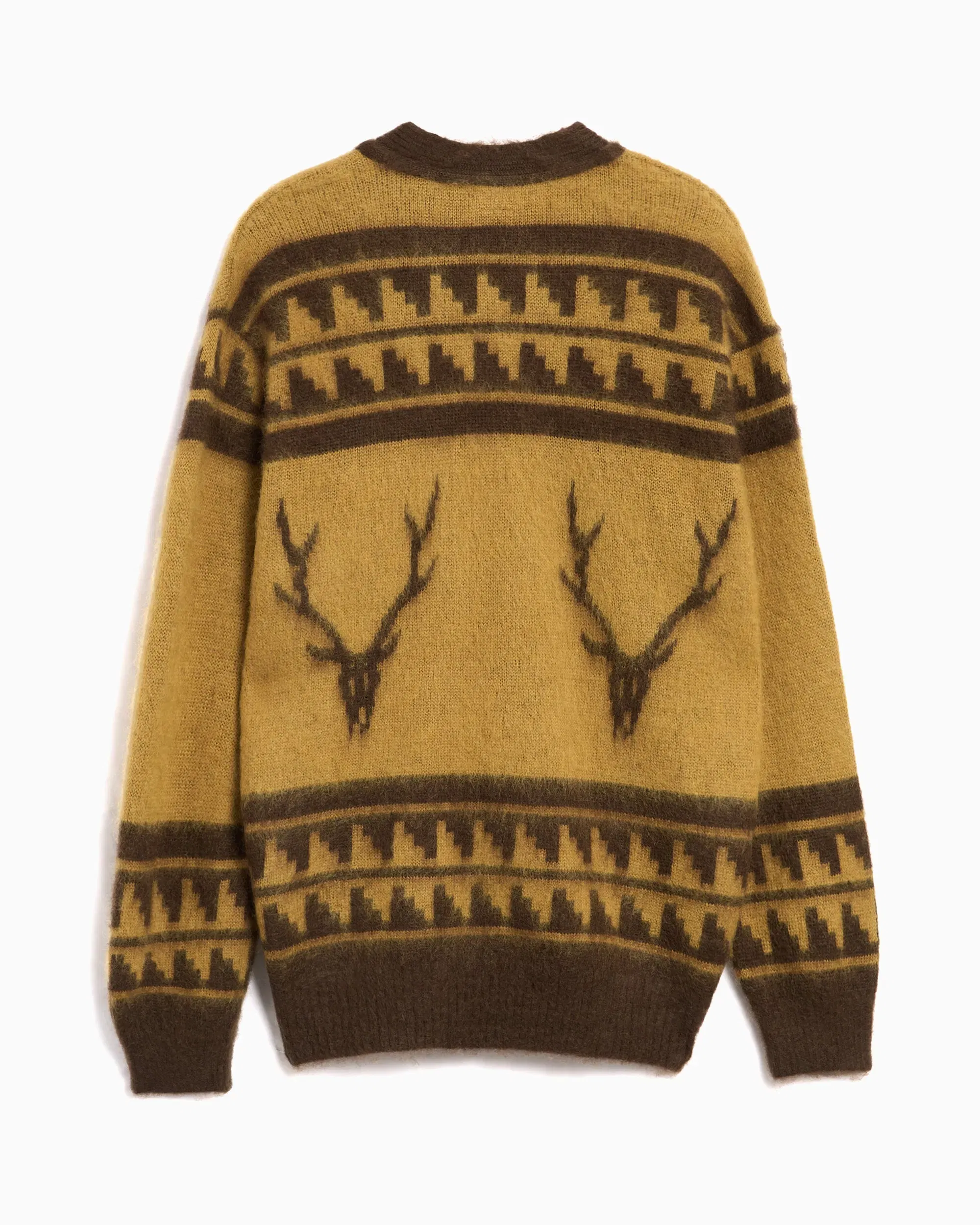 SOUTH2 WEST8 Cardigan Relaxed South2 West8 Nordic Skull para hombre