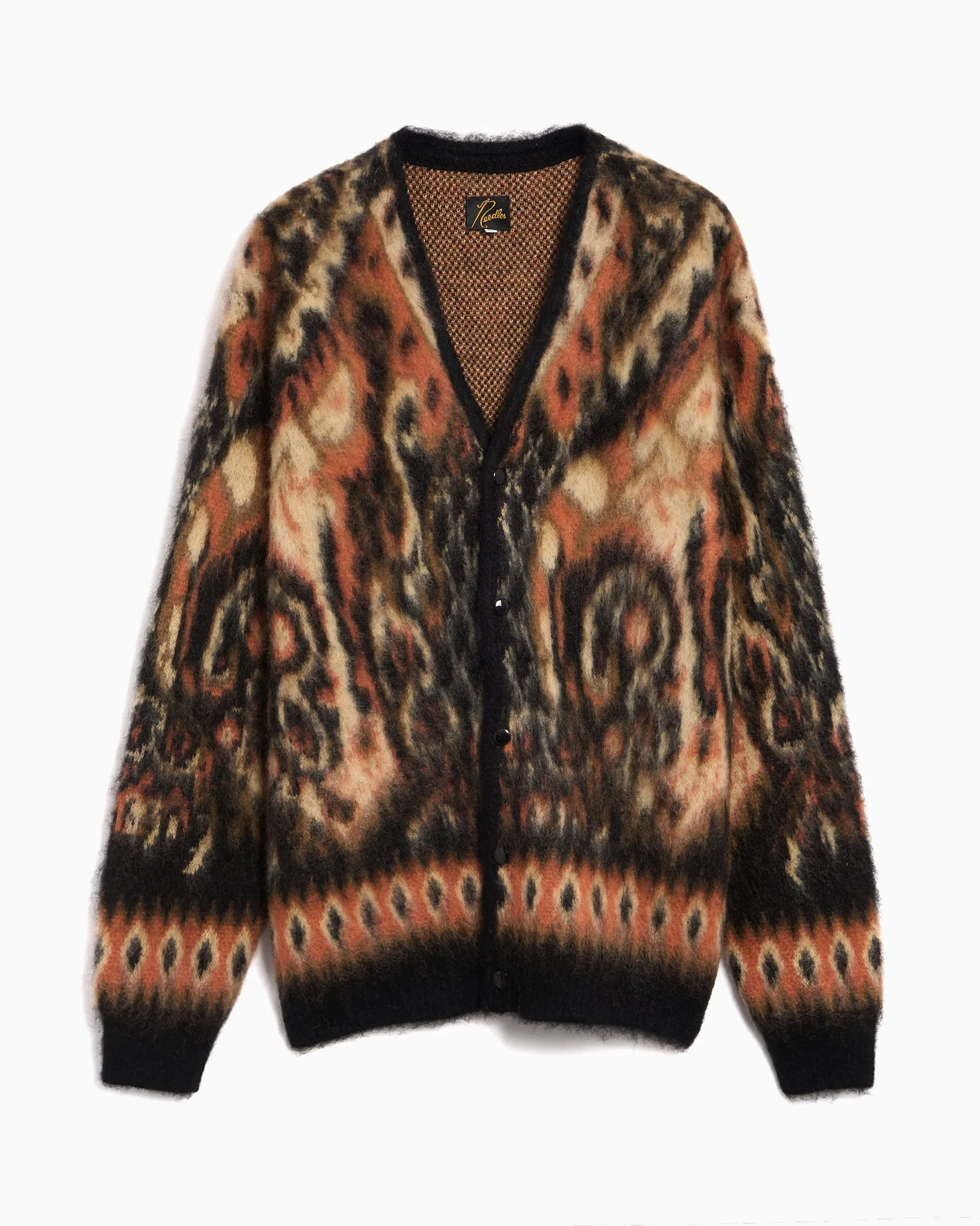 Needles Cardigan Relaxed Needles Paisley para hombre