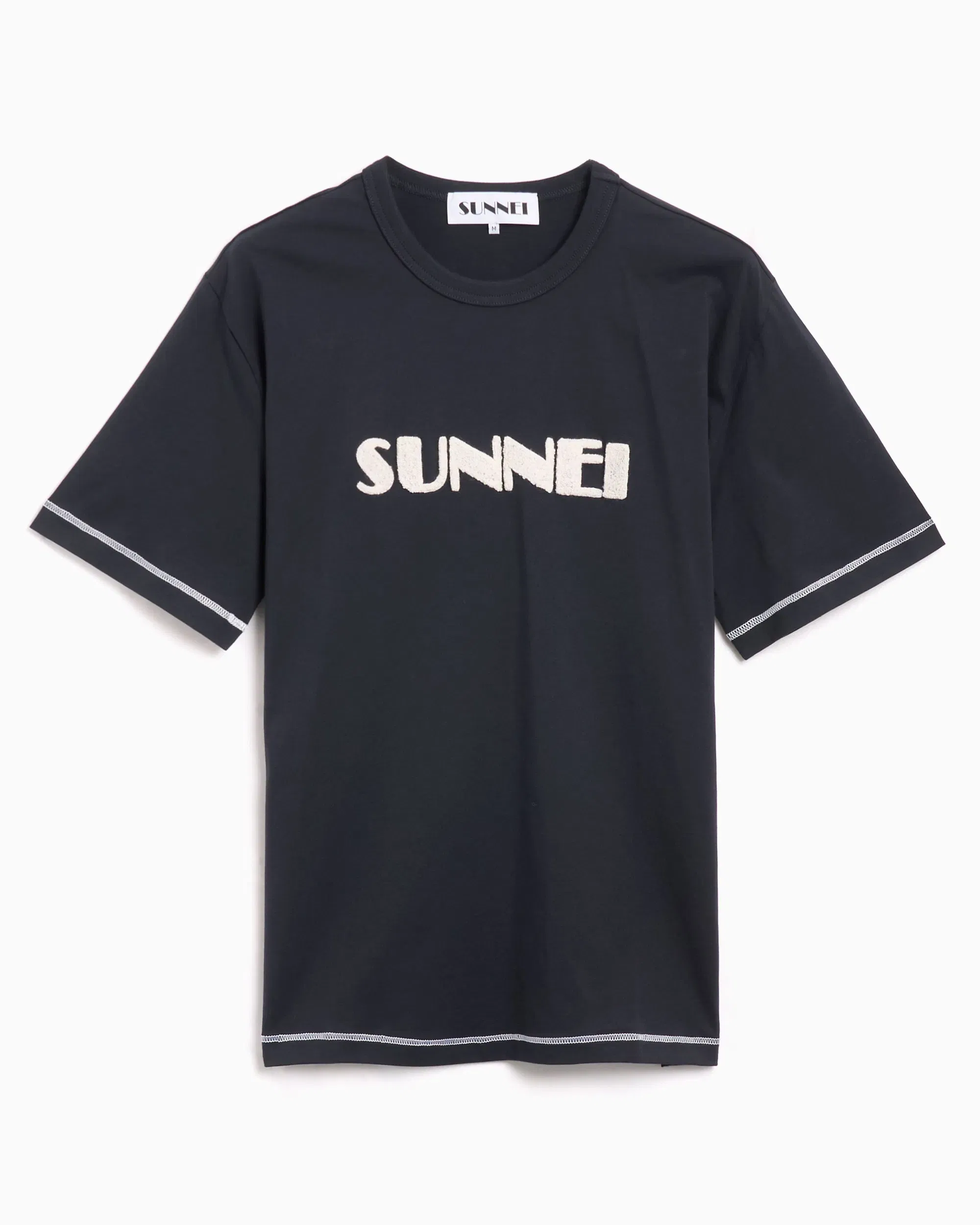 Sunnei Camiseta Sunnei Classic Big Logo Boucle' Men's T-Shirt para hombre