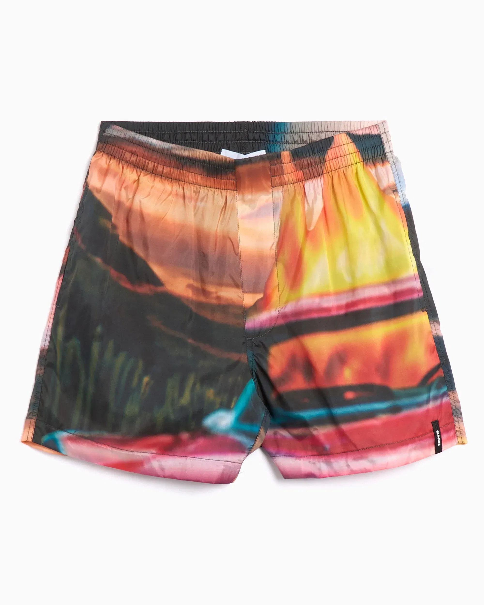 Sunnei Pantalones cortos Sunnei Tropical Aurora Men's Elastic Shorts para hombre