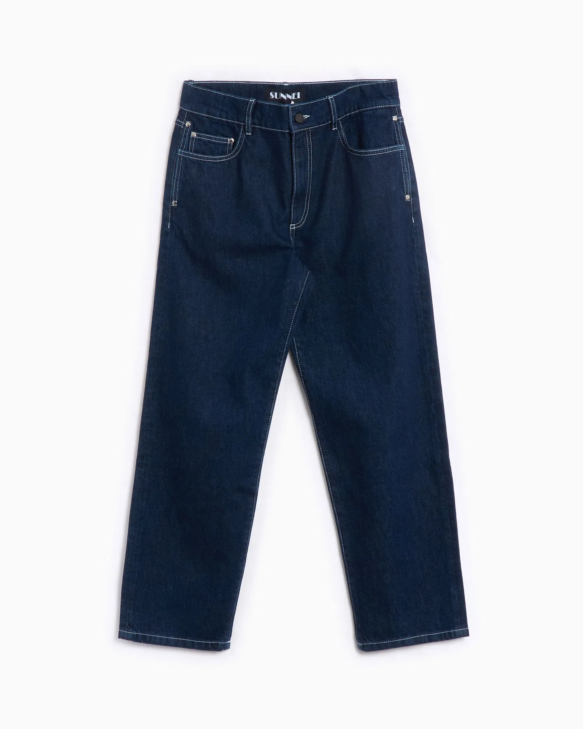 Sunnei Pantalones vaqueros Baggy Relaxed Sunnei Tapered Men's Denim Pants para hombre