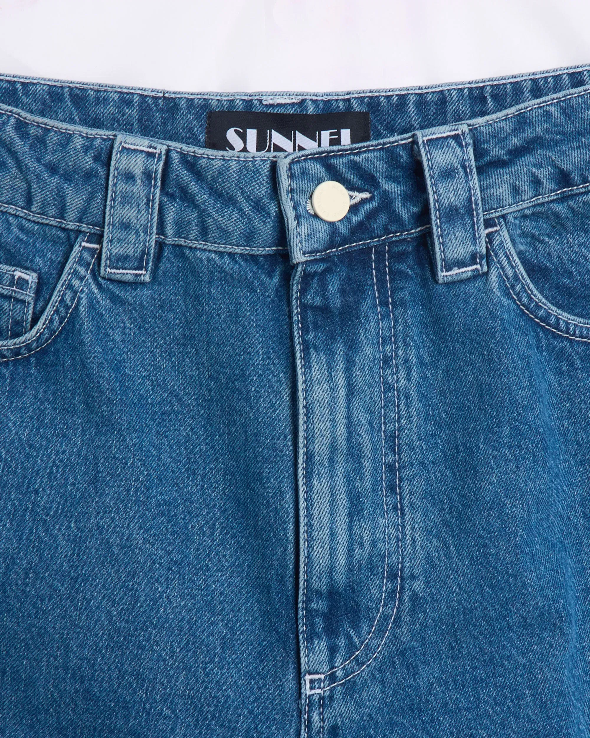 Sunnei Pantalones cortos Relaxed Sunnei Classic Men's Denim Shorts para hombre