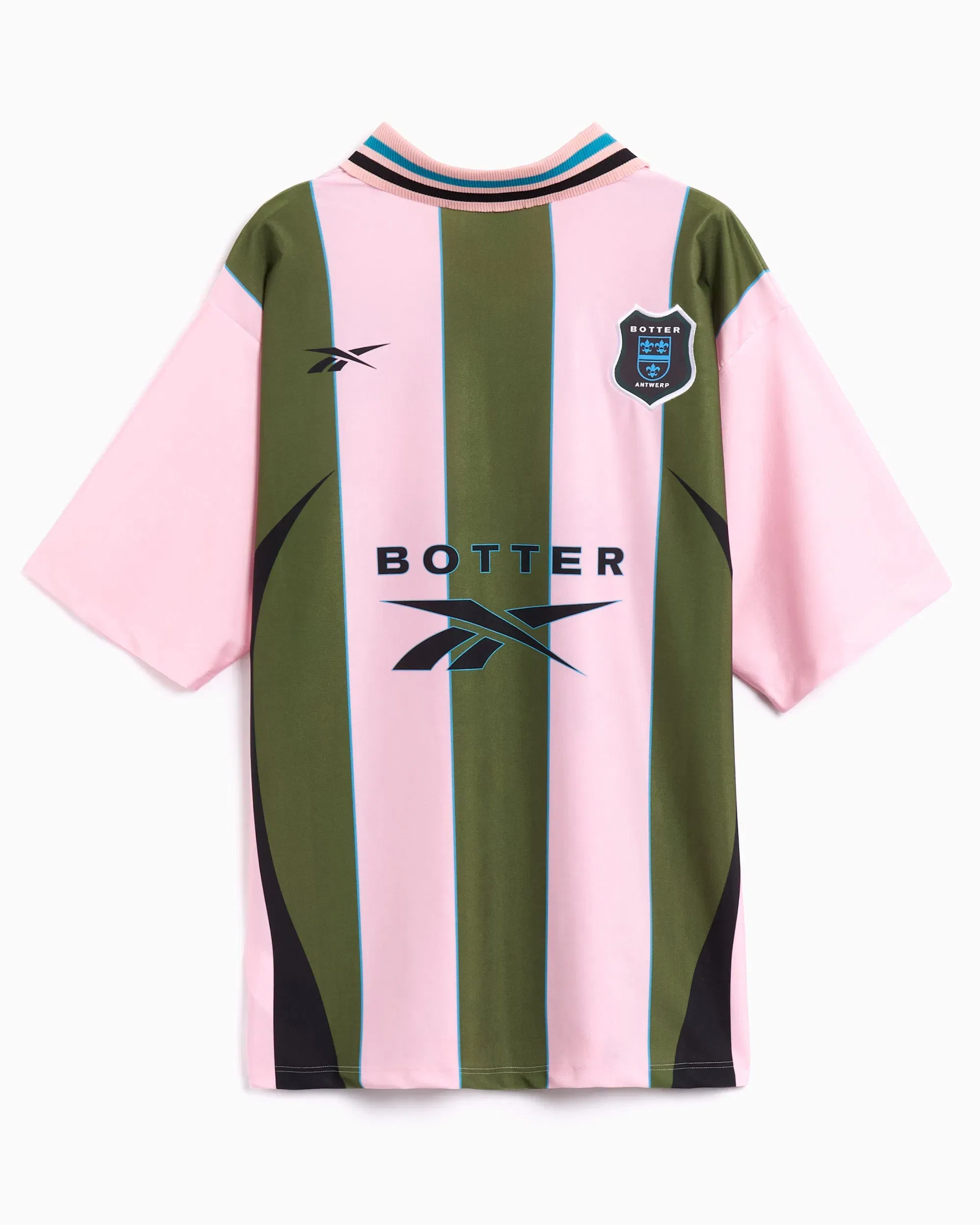 Reebok Jersey T-Shirt de rayas Reebok x Botter Reverse para hombre