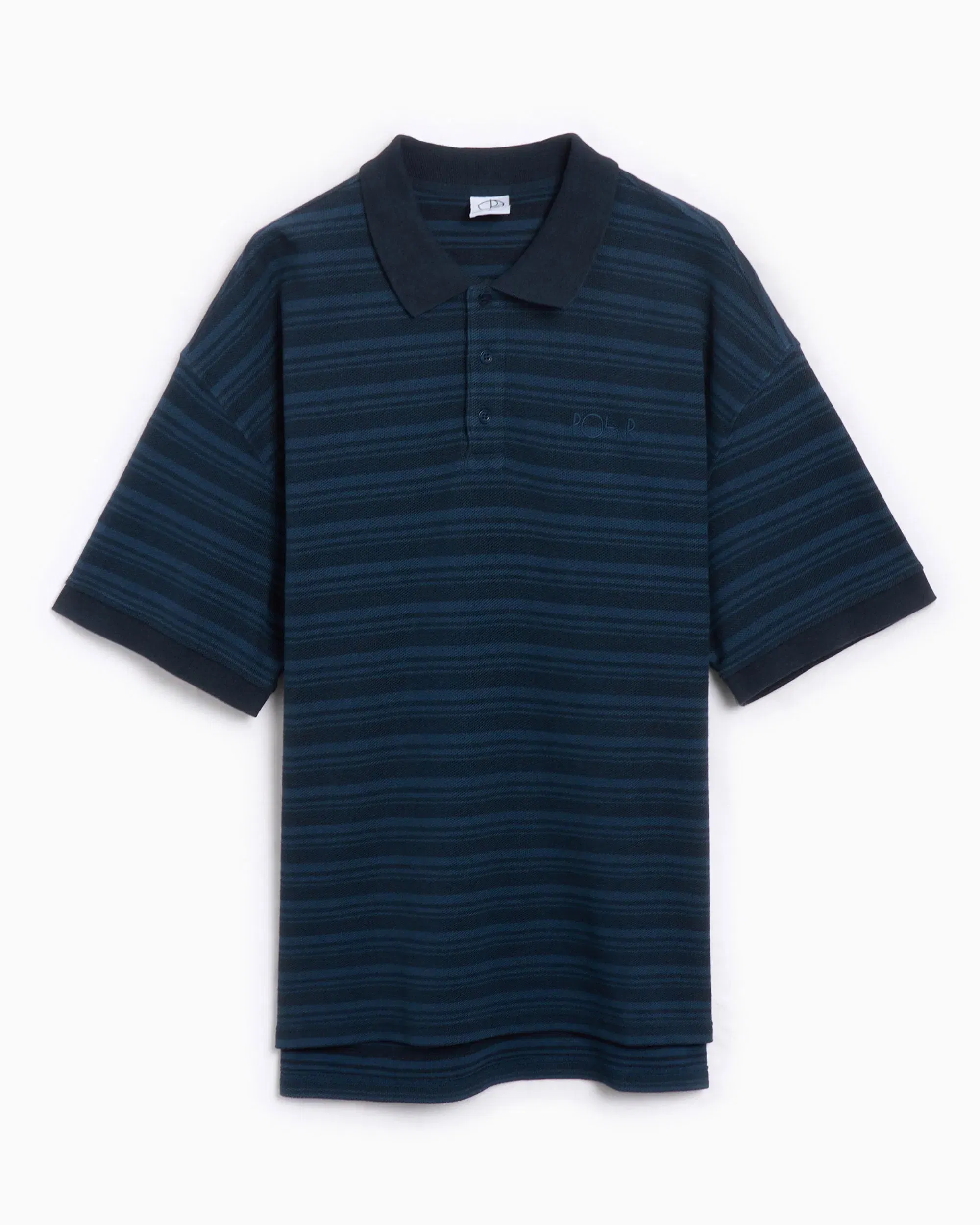 POLAR SKATE CO Polo Relaxed Polar Skate Co. Polar Skate Co. Surf Men's Stripe Polo Shirt para hombre