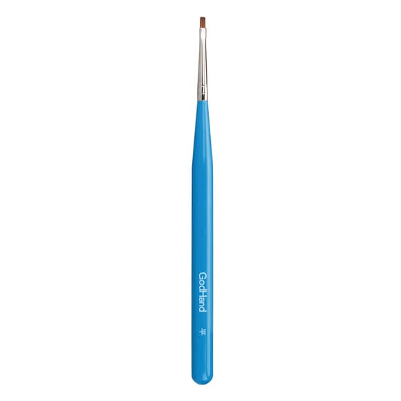 GodHand EBRSP-H Brushwork PRO Flat Hobby Paint Brush w/ Cap