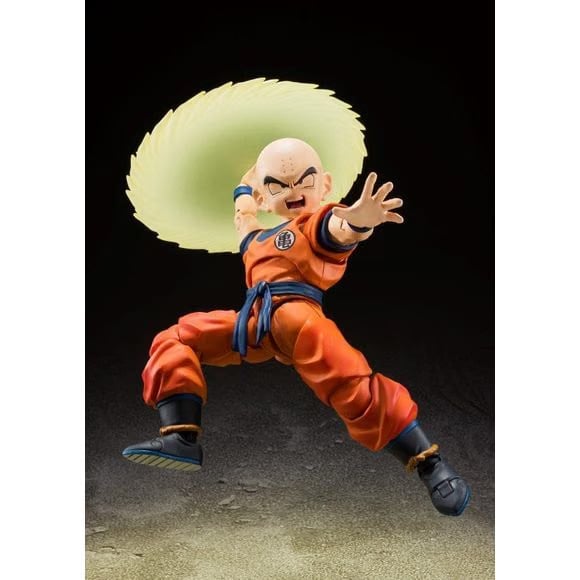 Tamashii Nations Dragon Ball Z S.H.Figuarts Krillin Earth's Strongest Man Action Figure